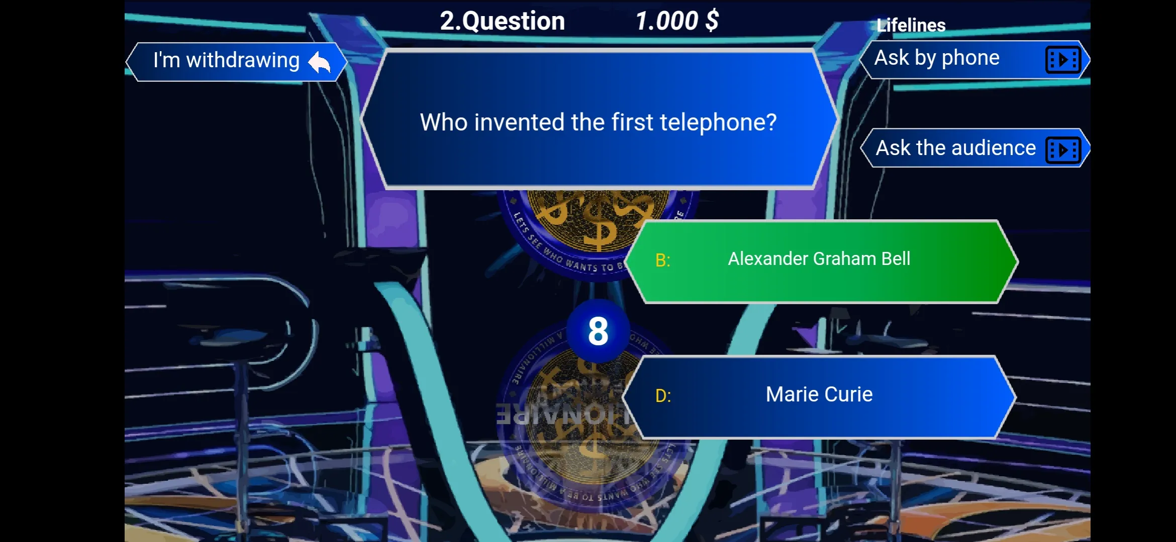 Wants to be a millionaire, who | Indus Appstore | Screenshot