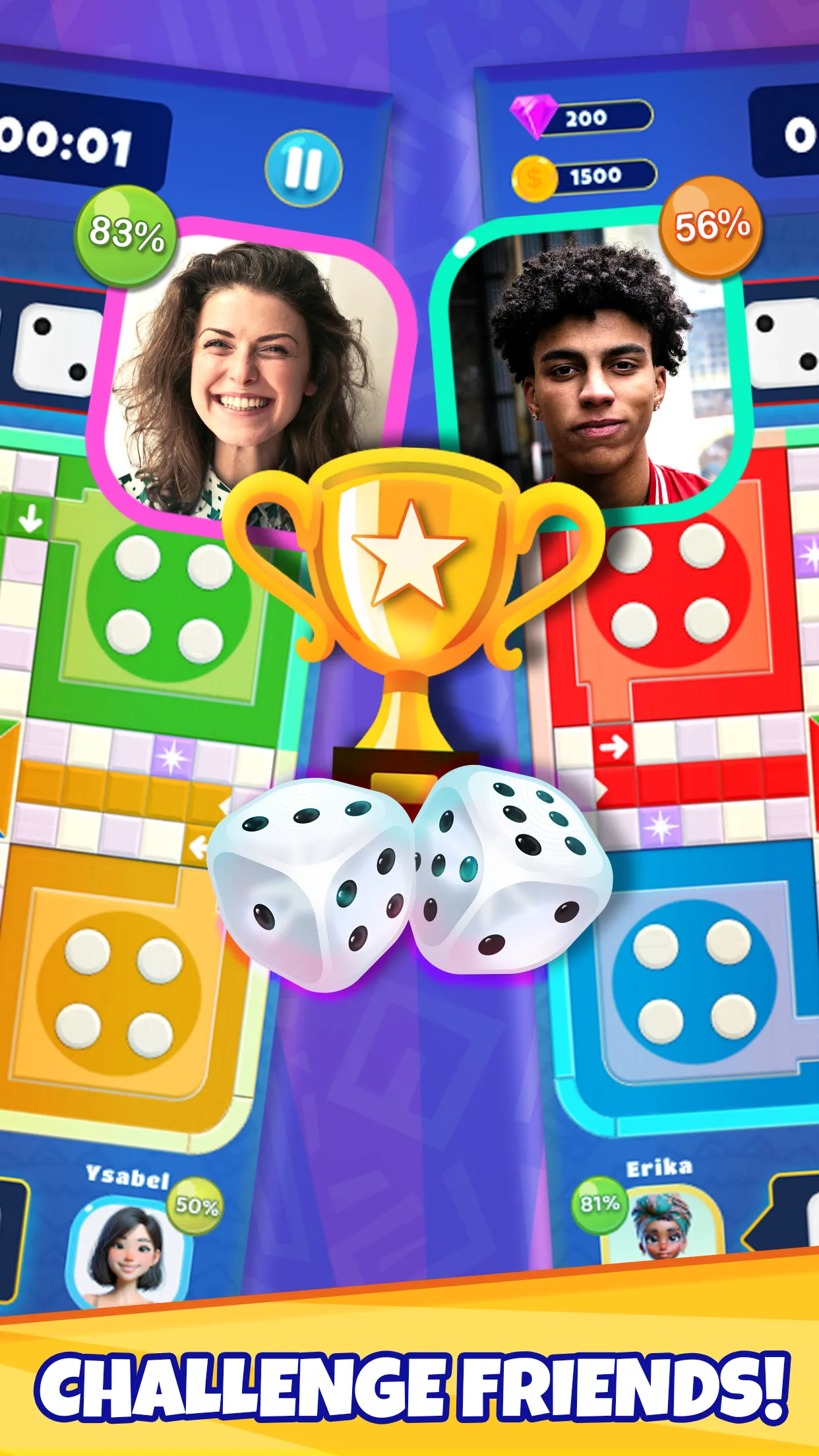 Crazy Ludo: Classic Dice Game! | Indus Appstore | Screenshot