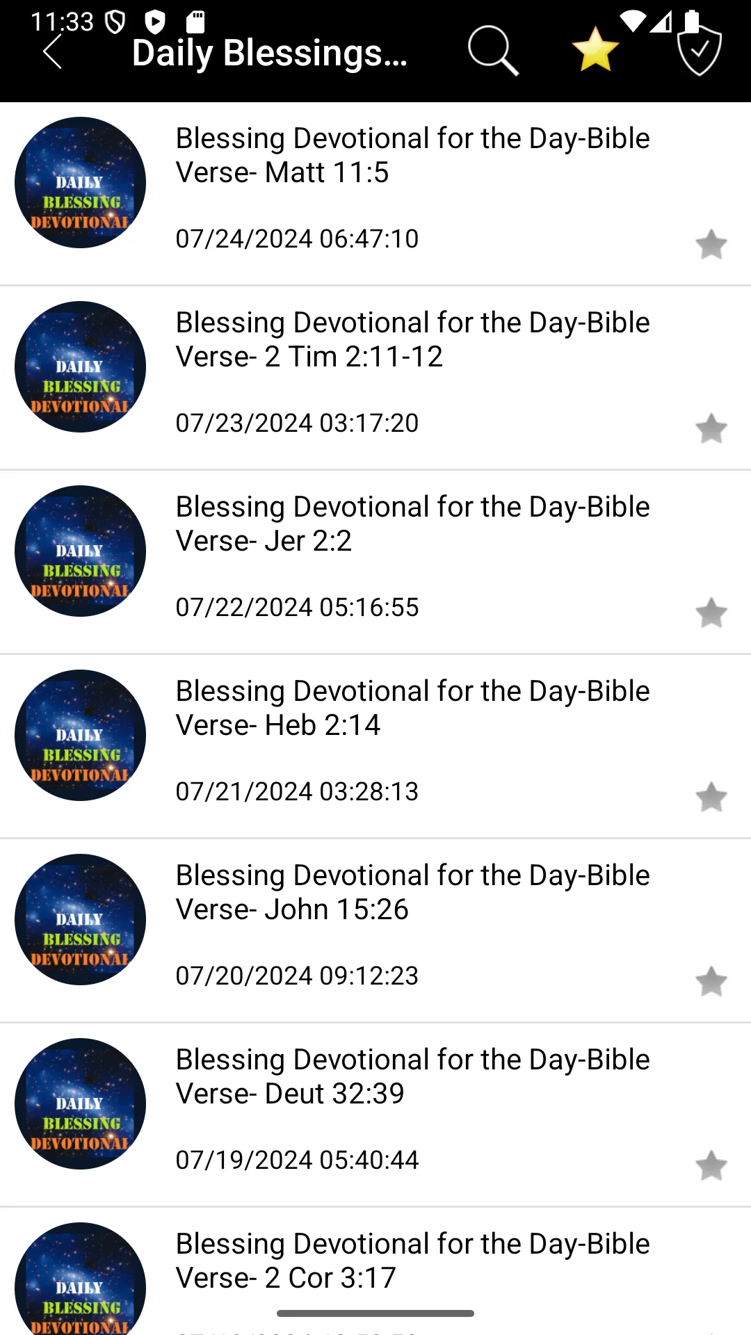 Daily Blessings Devotionals | Indus Appstore | Screenshot