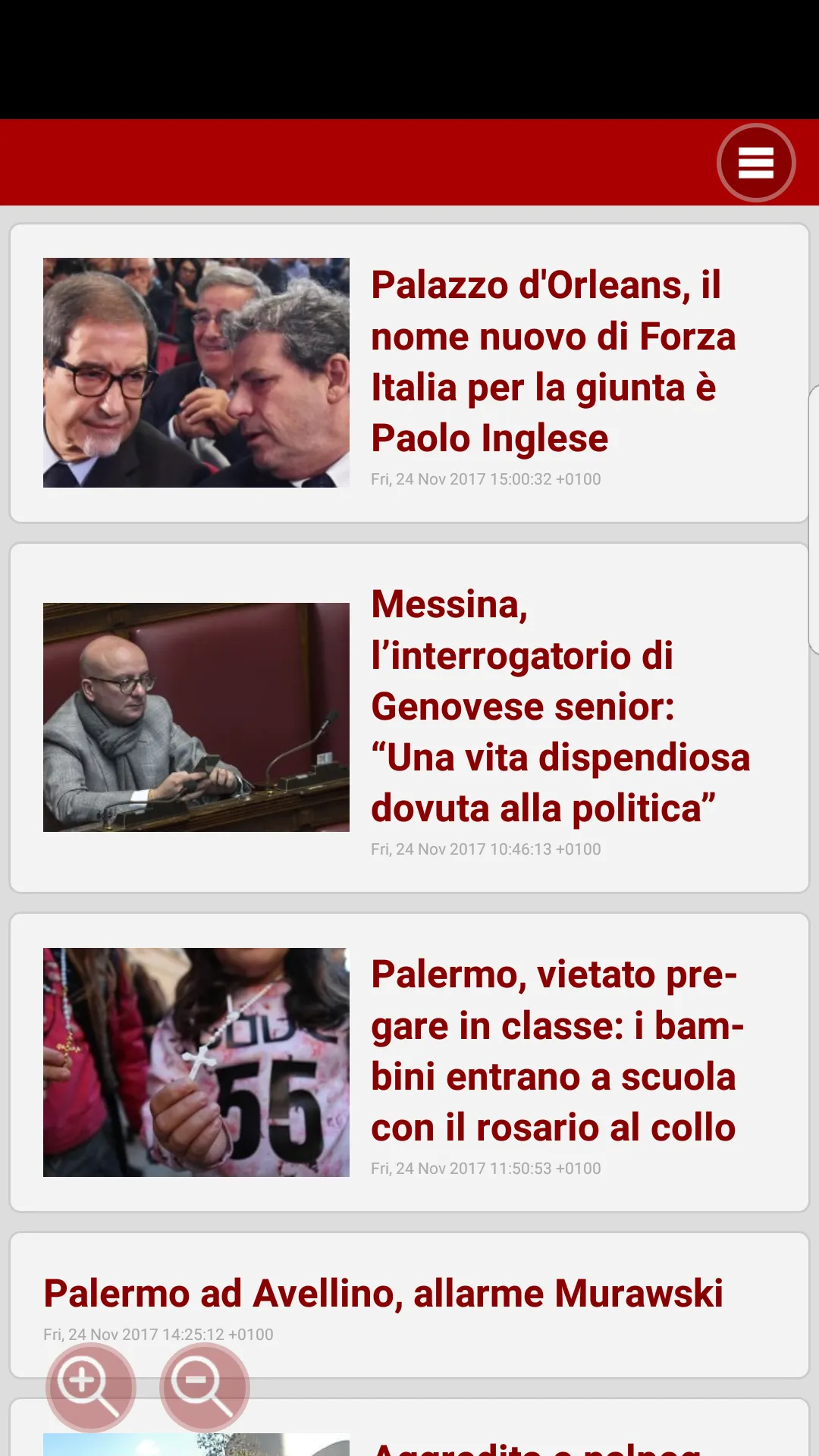 Palermo In Diretta - Notizie | Indus Appstore | Screenshot