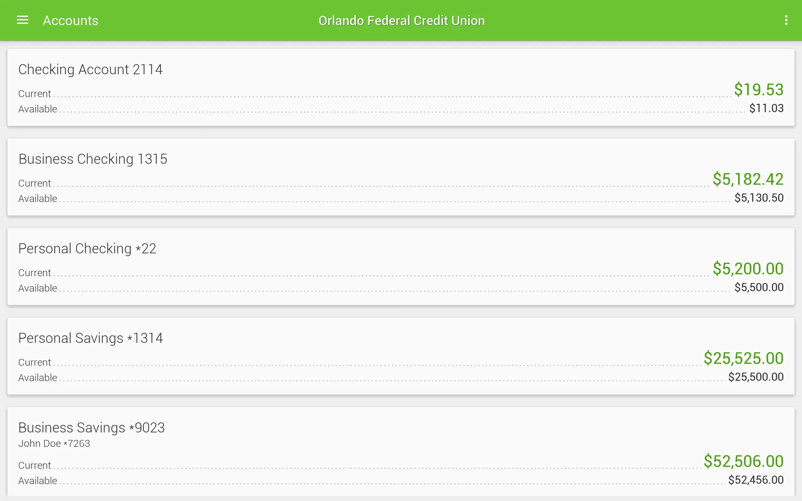 Orlando Credit Union | Indus Appstore | Screenshot