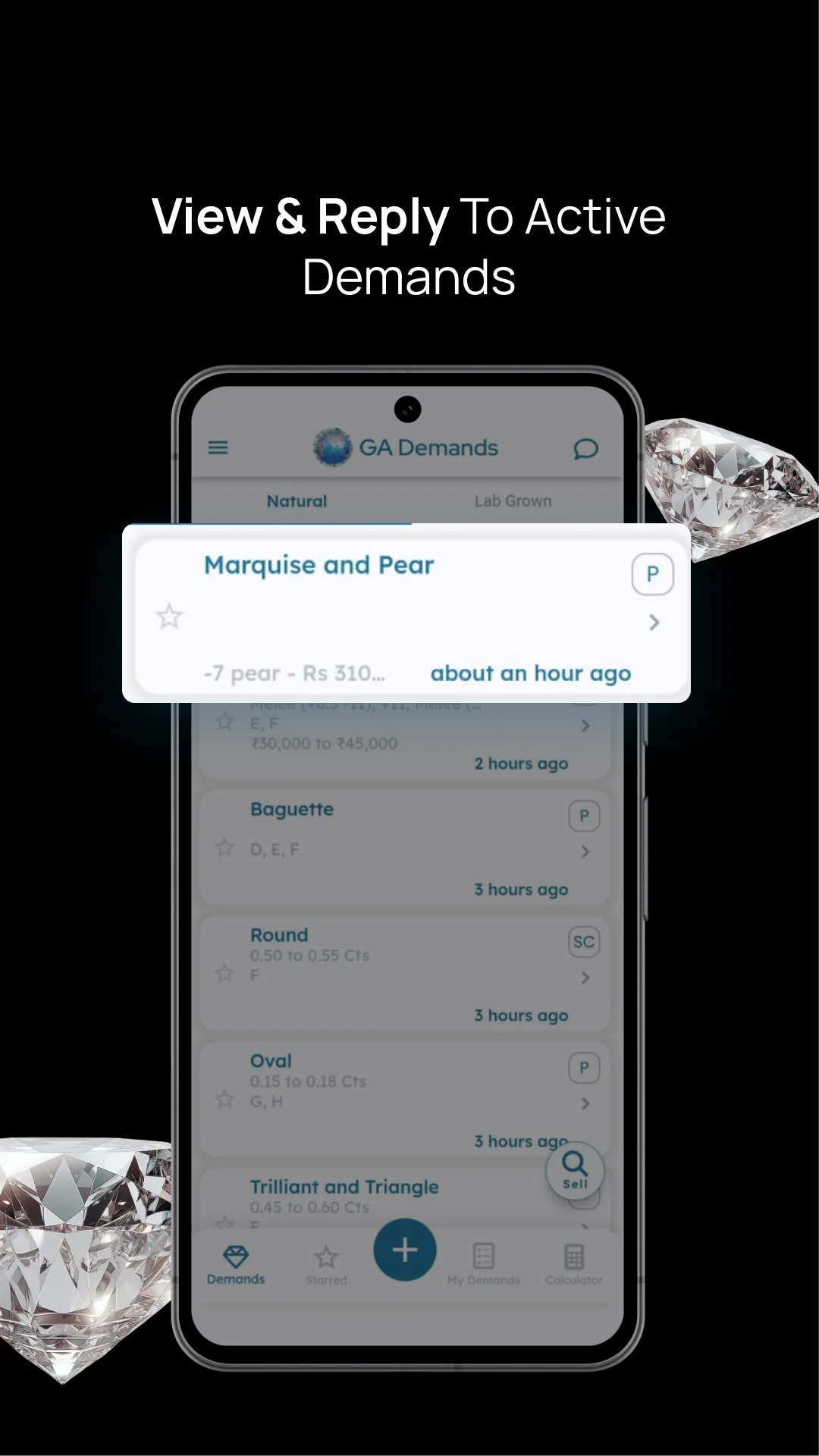 GA Demands: Diamond Demand App | Indus Appstore | Screenshot