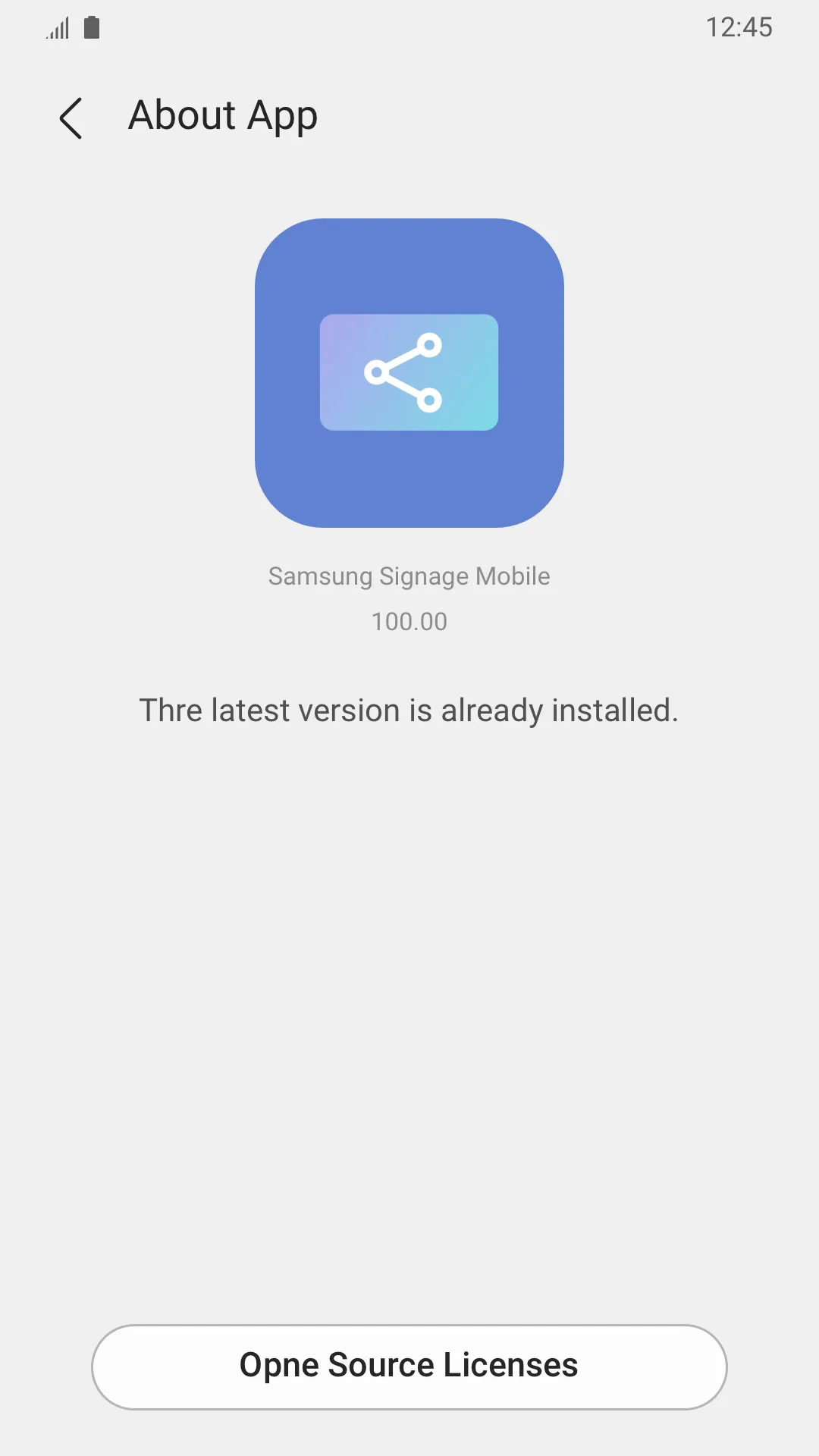 Samsung Signage Mobile | Indus Appstore | Screenshot