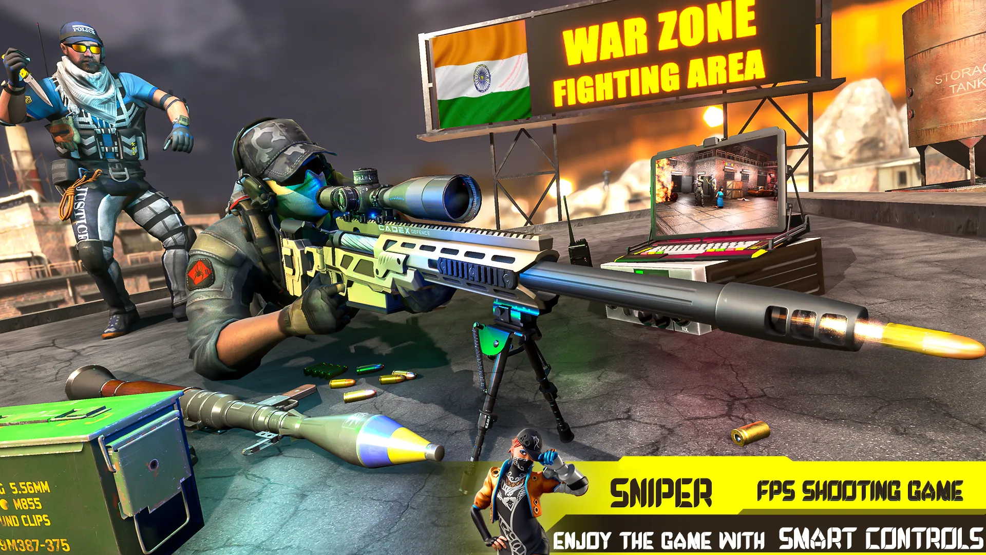 FPS Gun Commando Shooting Game | Indus Appstore | Screenshot