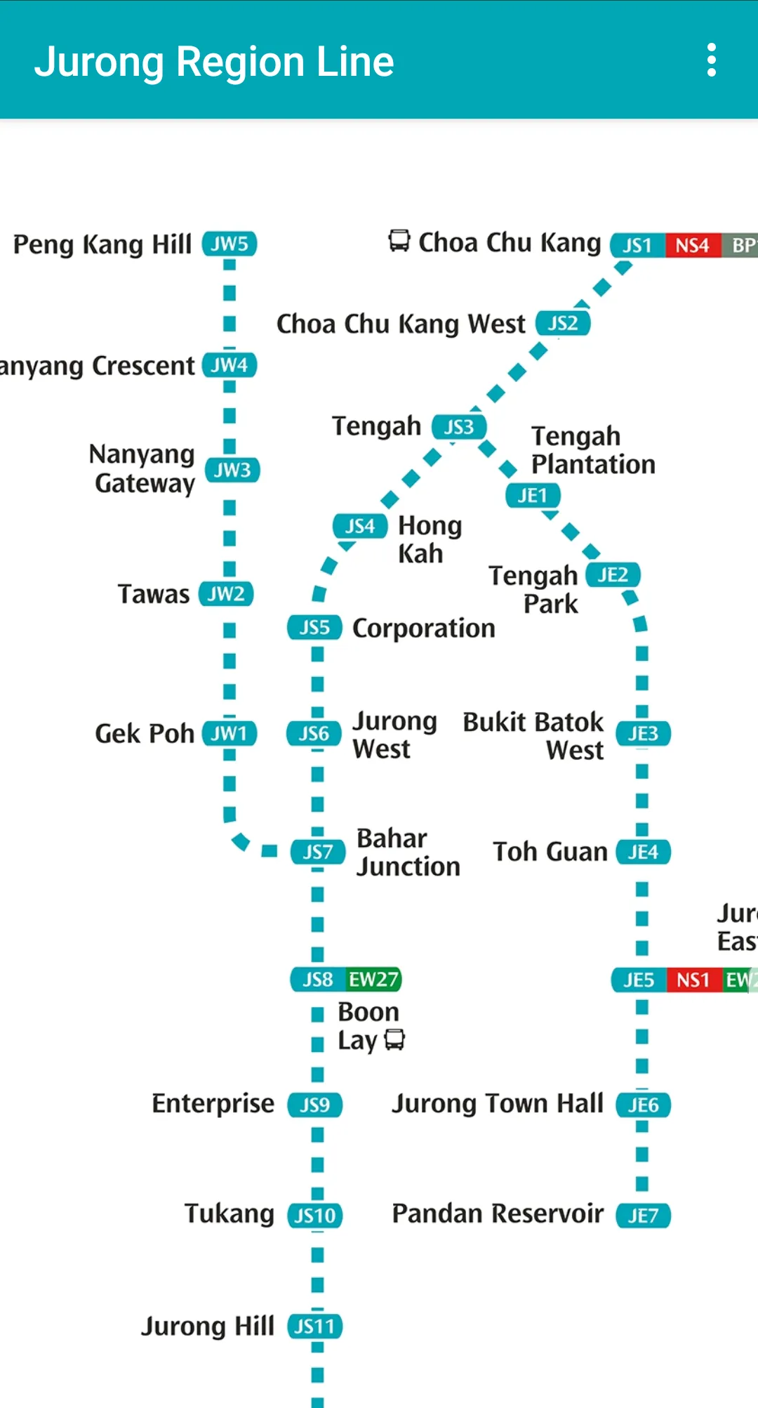 Singapore Train Map (Offline) | Indus Appstore | Screenshot