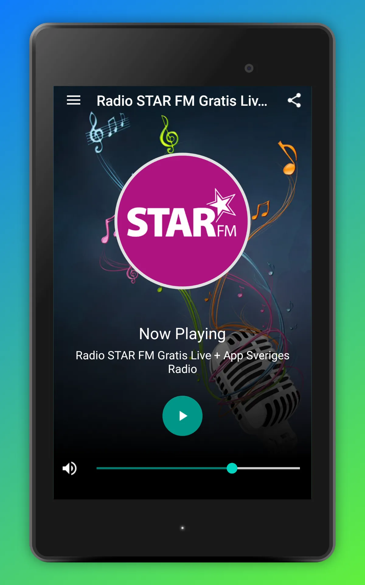 STAR FM Sverige Radio Online | Indus Appstore | Screenshot