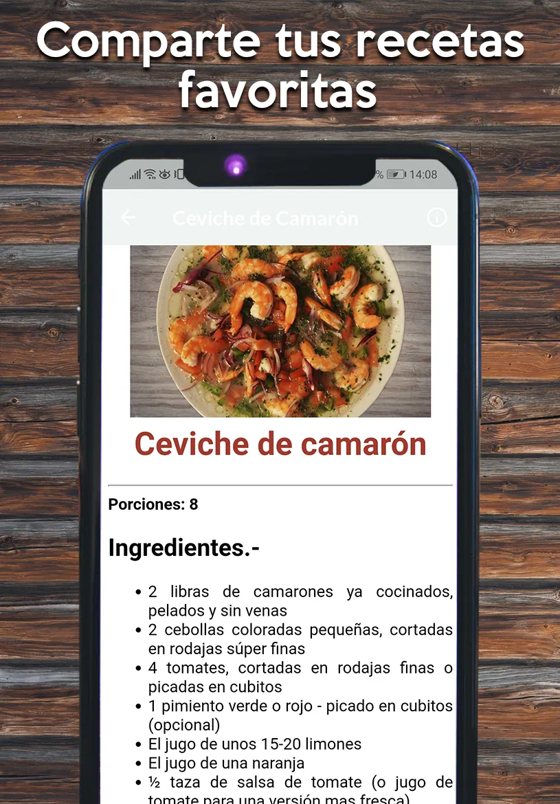 Comida Ecuatoriana Recetas | Indus Appstore | Screenshot