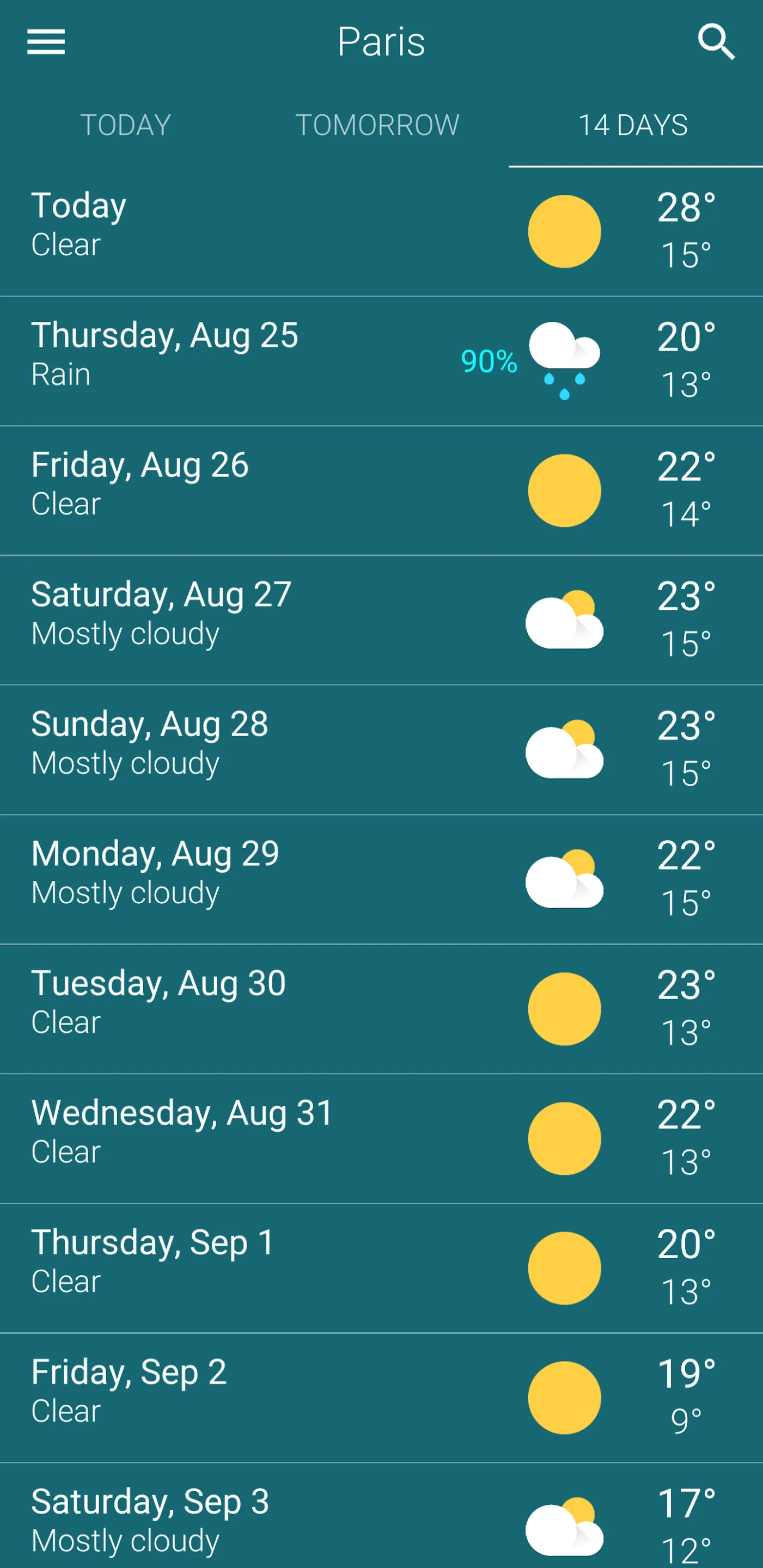 Weather | Indus Appstore | Screenshot