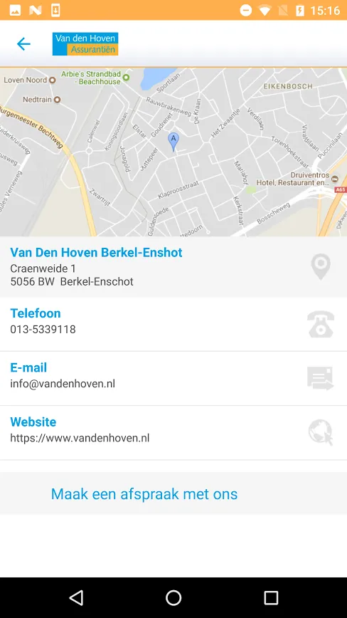 Van den Hoven Assurantiën | Indus Appstore | Screenshot