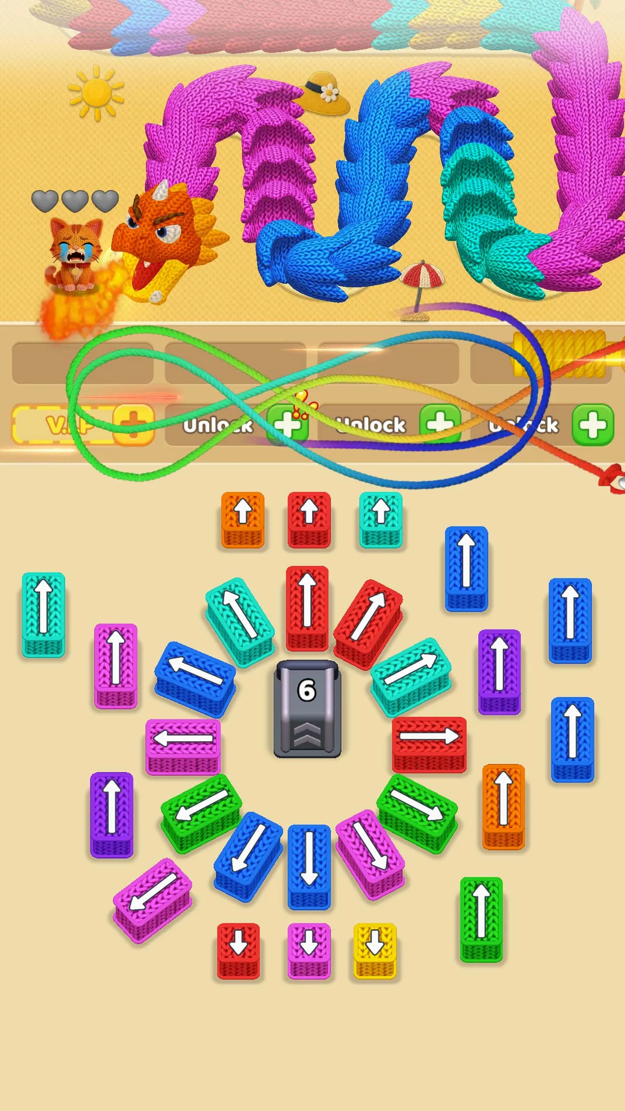 Wool Crush - Yarn Color Sort | Indus Appstore | Screenshot