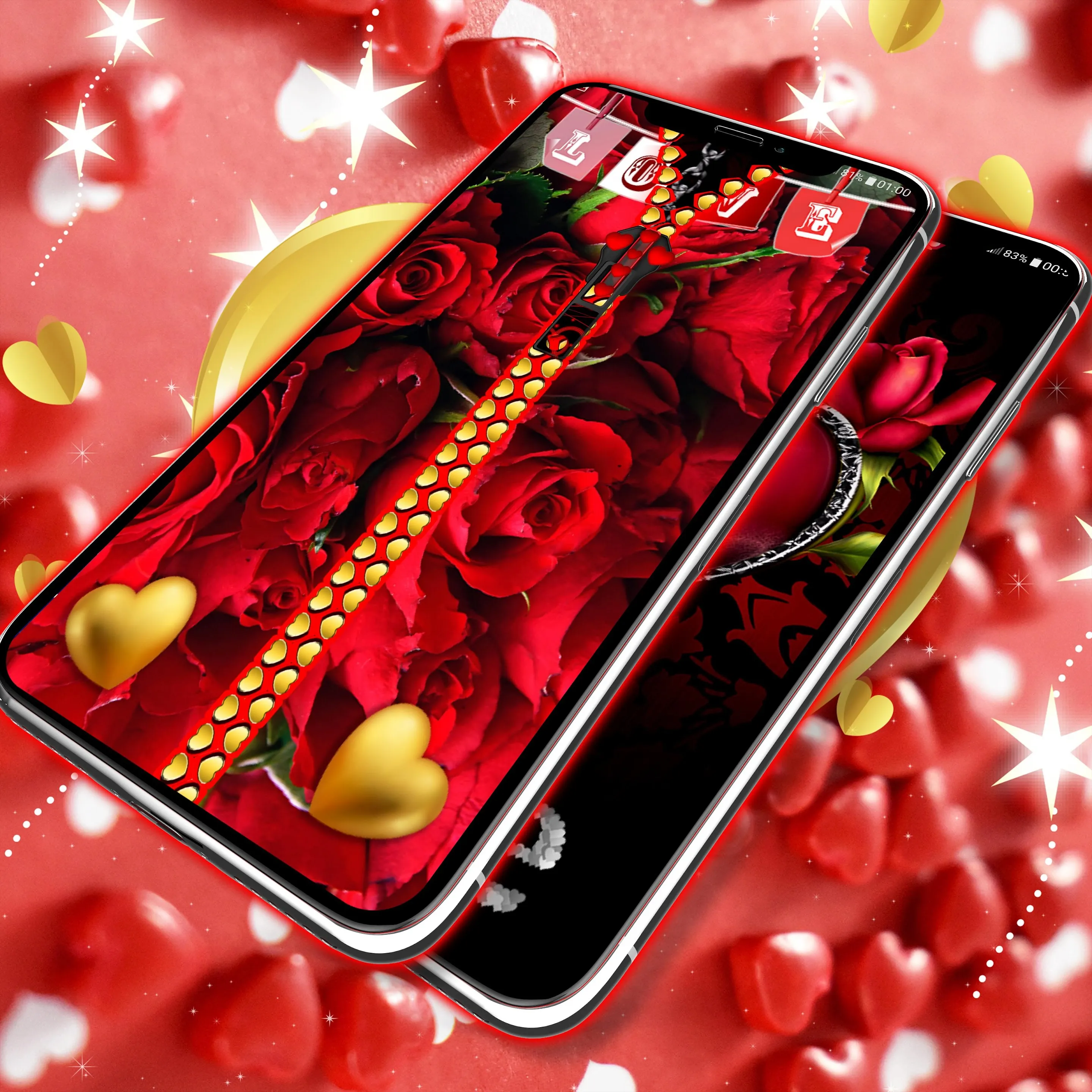 Valentines day zipper locker | Indus Appstore | Screenshot