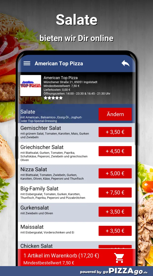 American Top Pizza Ingolstadt | Indus Appstore | Screenshot