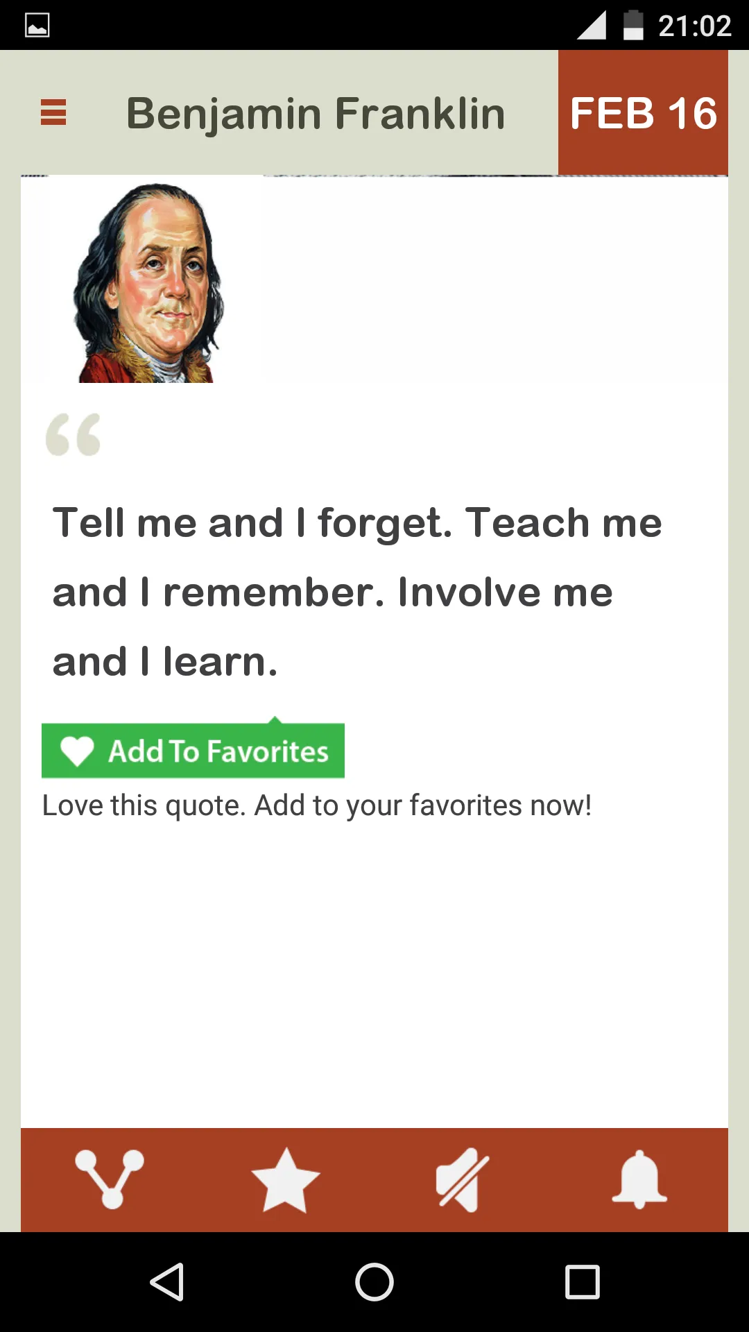 Benjamin Franklin Daily | Indus Appstore | Screenshot