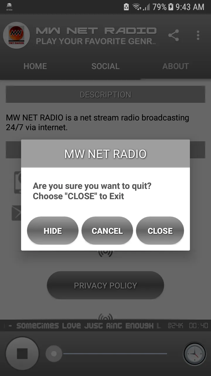 MW NET RADIO | Indus Appstore | Screenshot