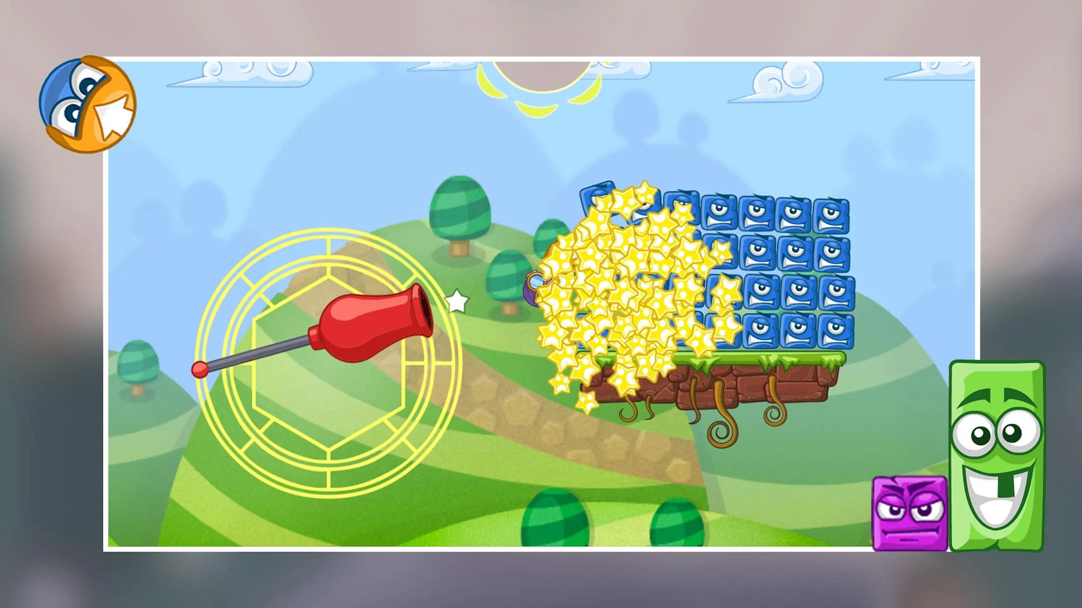 Big Blocks Battle: Slingshot | Indus Appstore | Screenshot