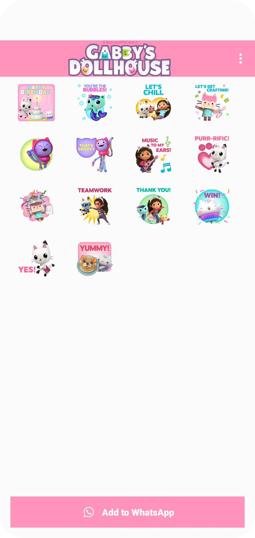 Gabby's Dollhouse Stickers | Indus Appstore | Screenshot