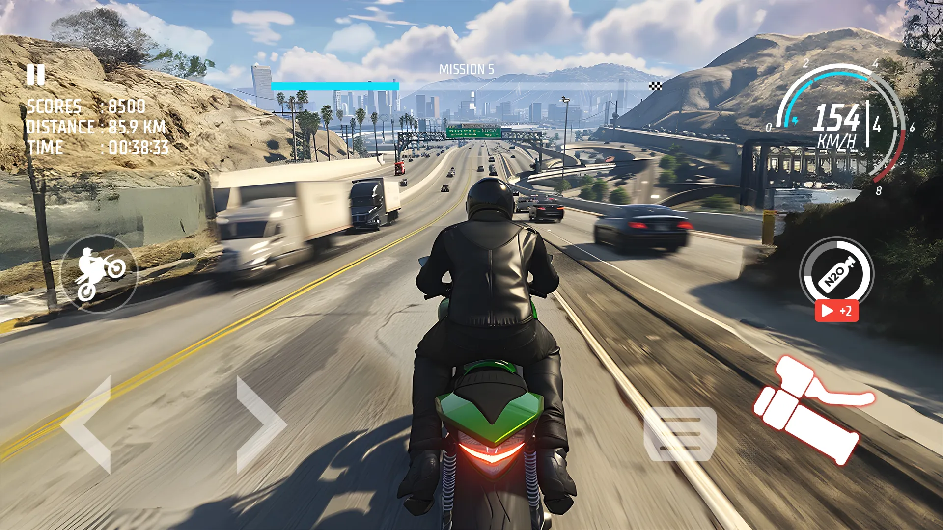 Traffic Bike: Driving City 3D | Indus Appstore | Screenshot