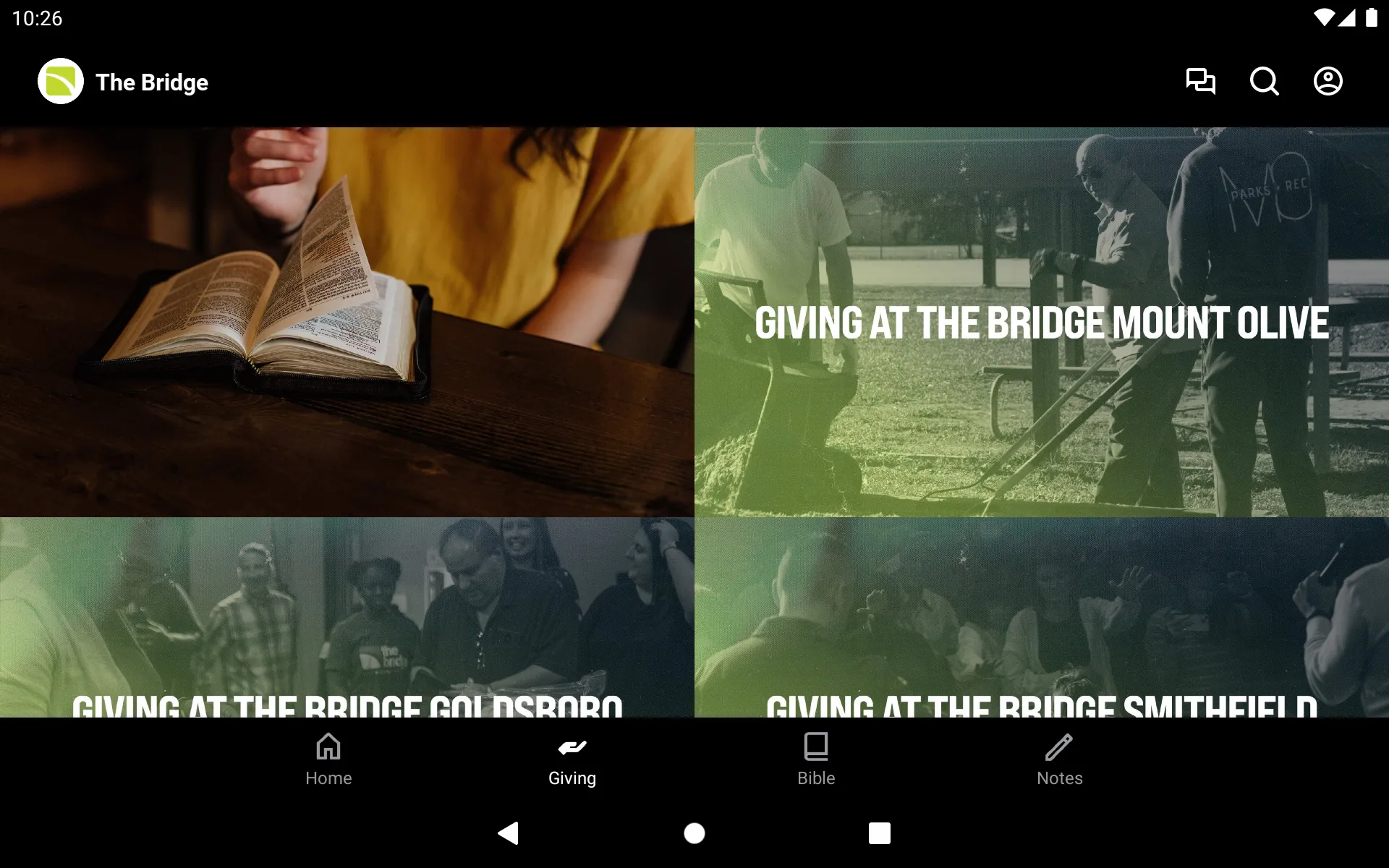 Bridge Church NC | Indus Appstore | Screenshot