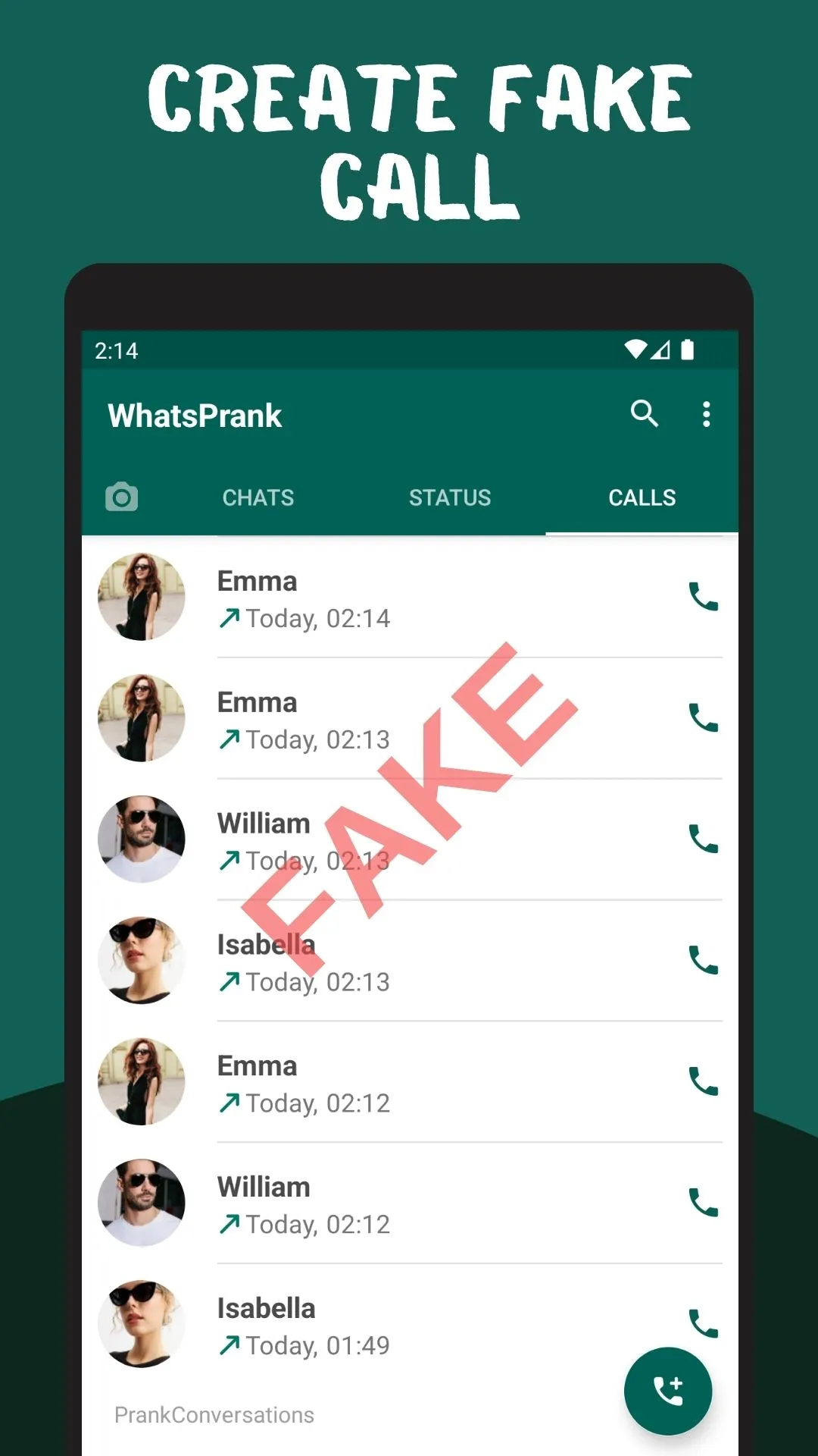 Fake Chat Maker ChatsPrank | Indus Appstore | Screenshot