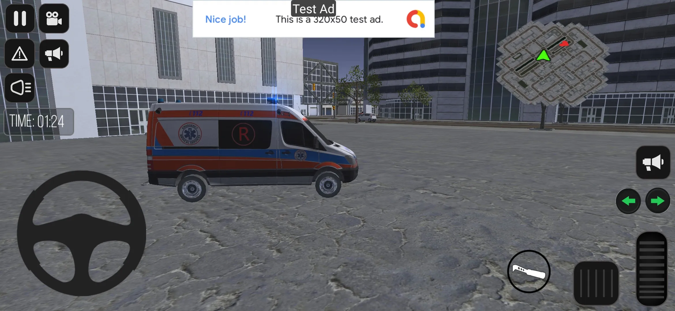 Ambulance Driver 3D Simulation | Indus Appstore | Screenshot