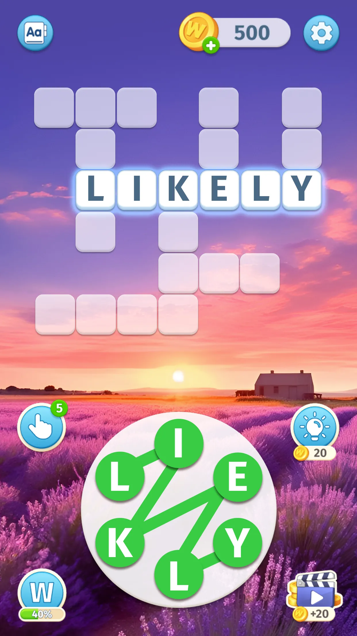 Sky Words: Word Games | Indus Appstore | Screenshot