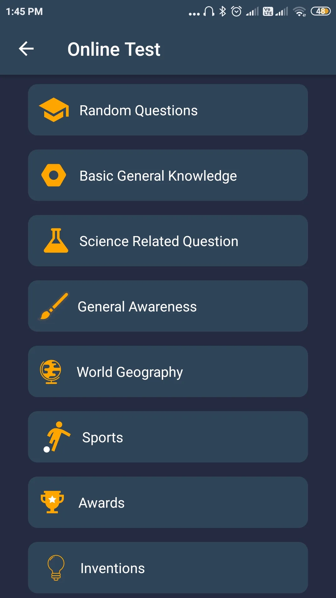 The General Knowledge Hub : GK | Indus Appstore | Screenshot