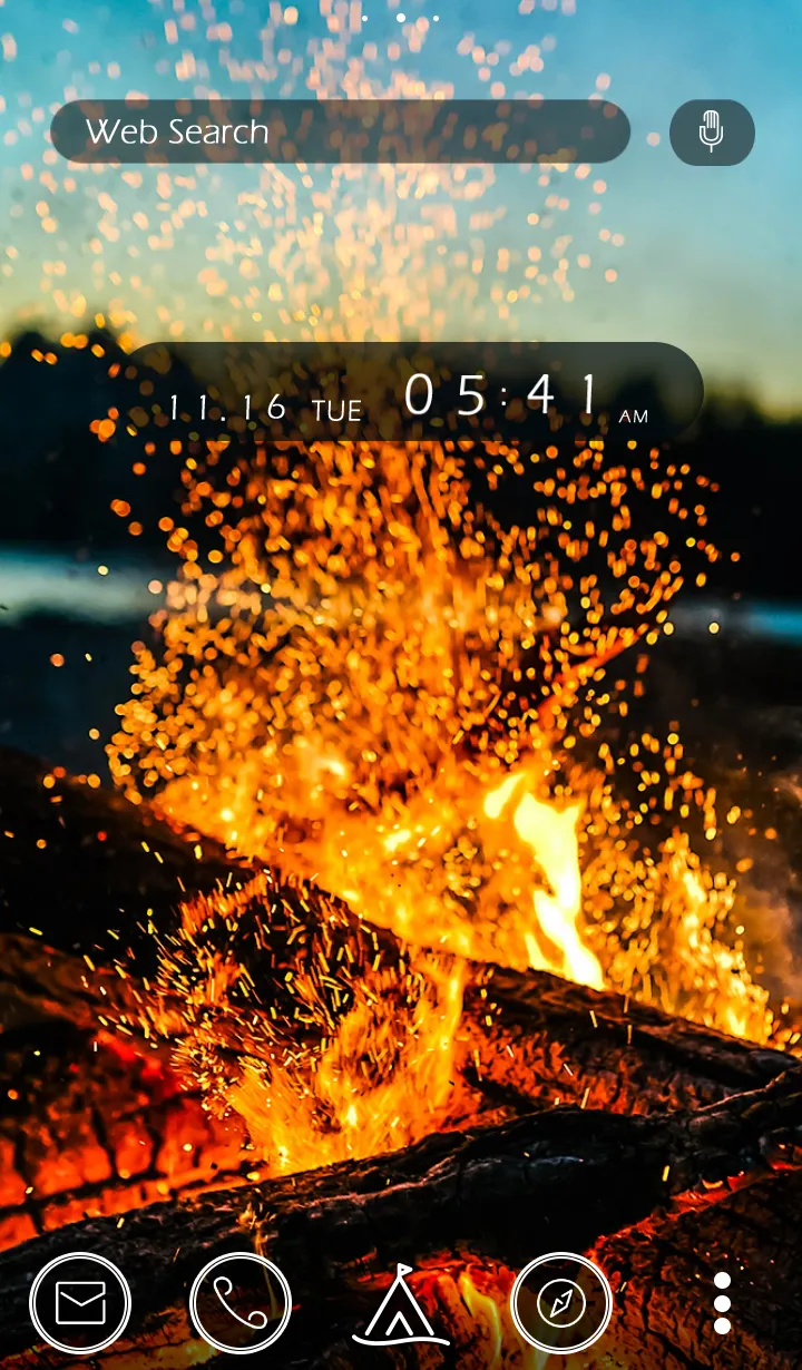 Bonfire Theme +HOME | Indus Appstore | Screenshot