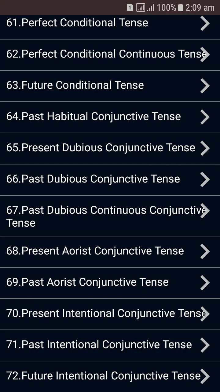 72 Tenses in English | Indus Appstore | Screenshot