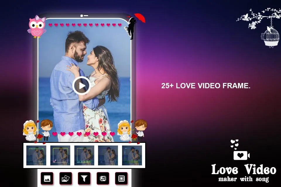 Love Video Maker with Song | Indus Appstore | Screenshot