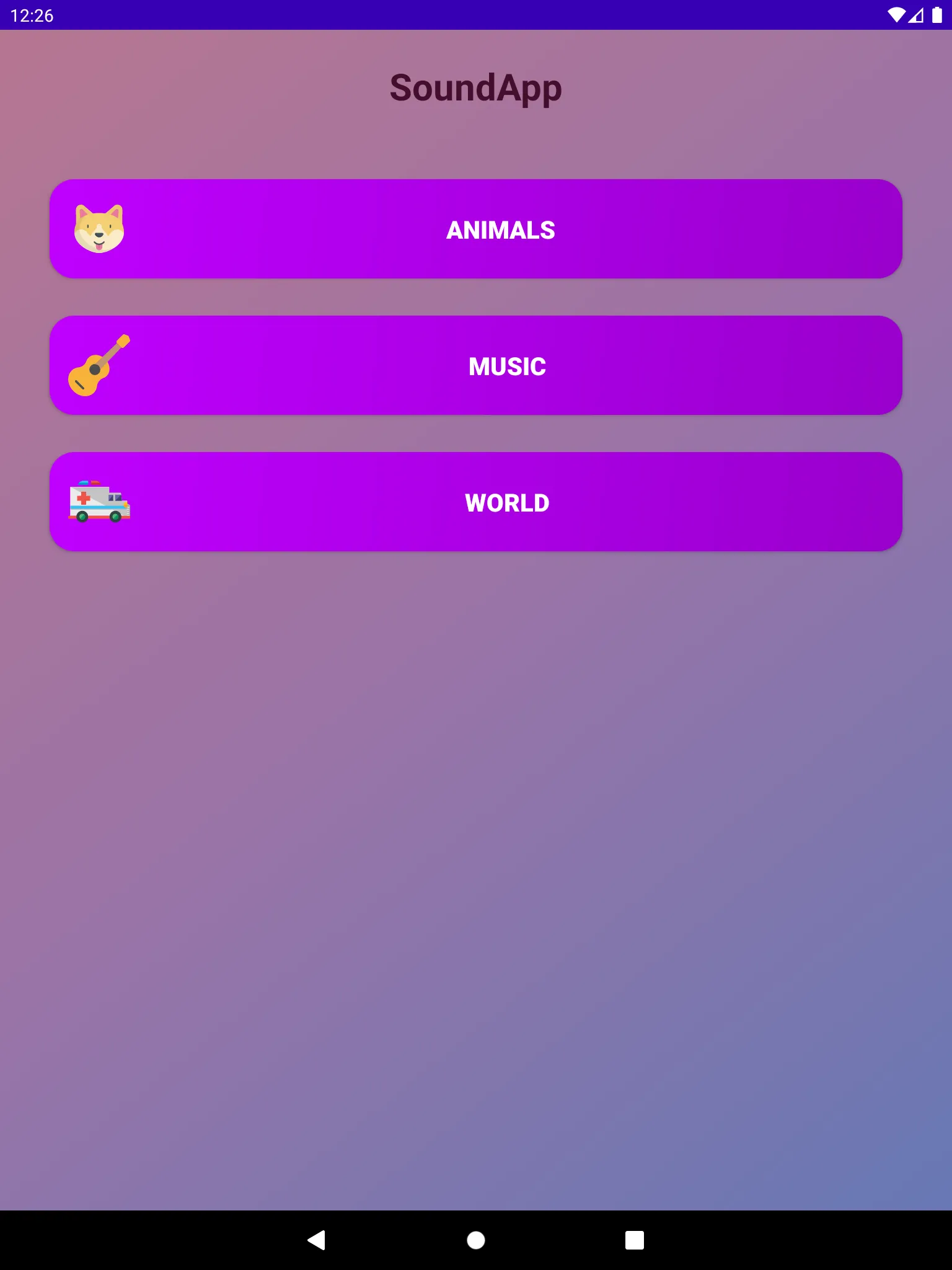 Animal sounds, music buttons | Indus Appstore | Screenshot