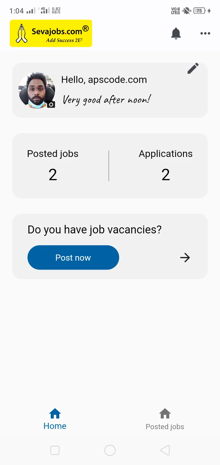 Sevajobs: Job search app | Indus Appstore | Screenshot