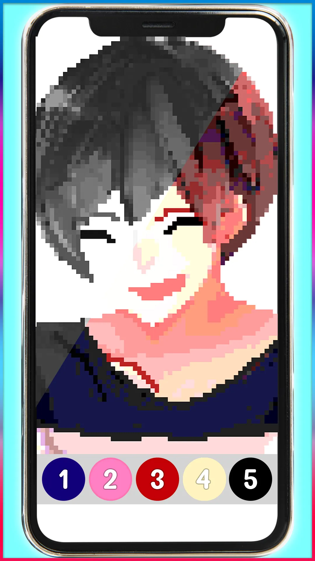 Anime Manga Pixel Art Coloring | Indus Appstore | Screenshot