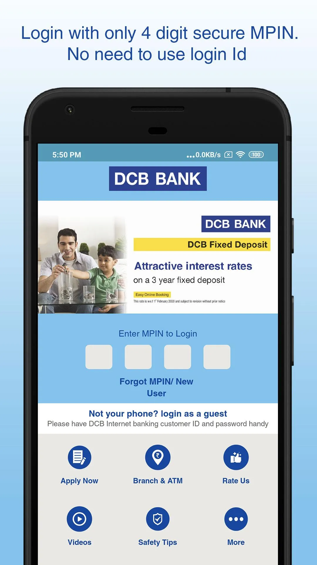 DCB Bank Mobile Banking | Indus Appstore | Screenshot