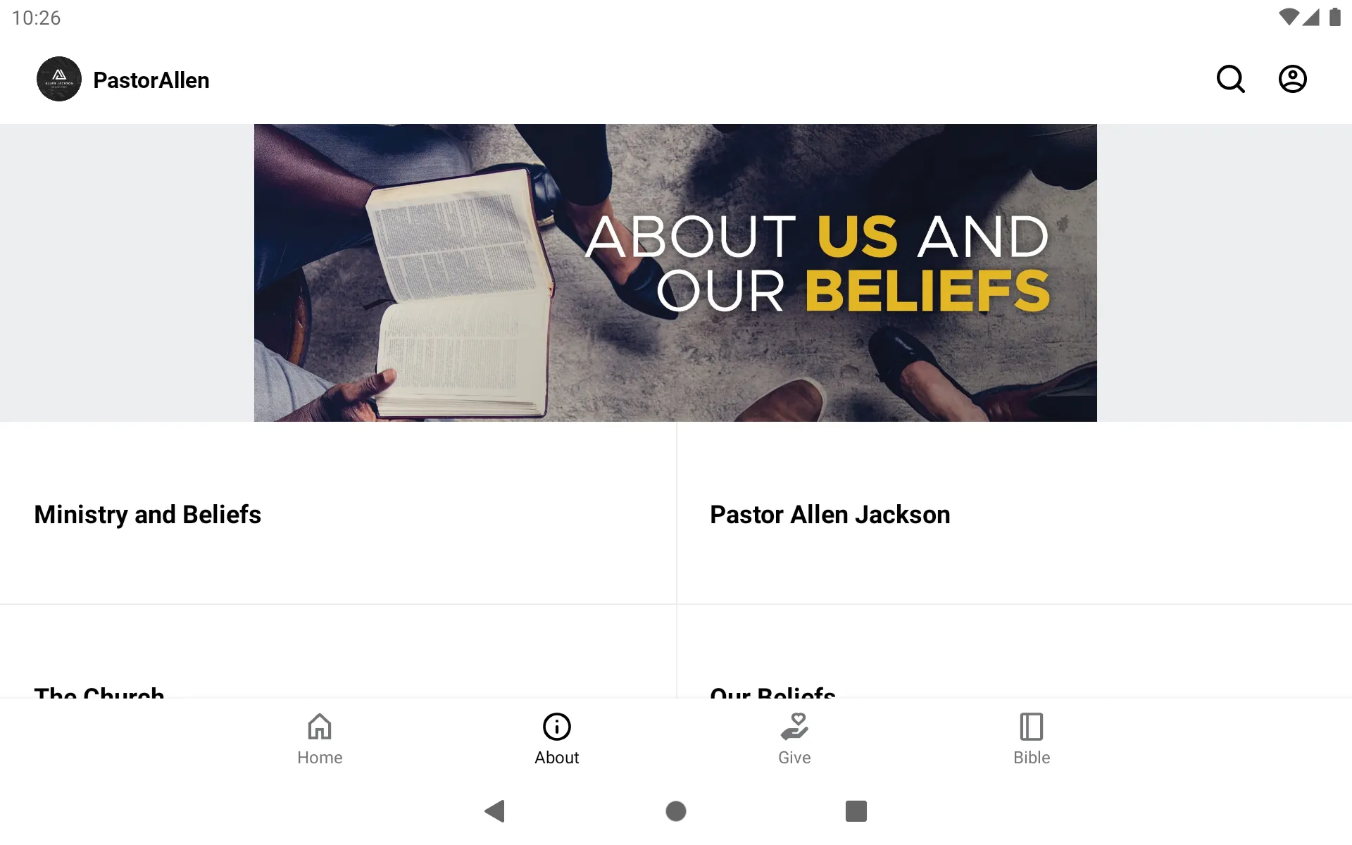 Allen Jackson Ministries | Indus Appstore | Screenshot