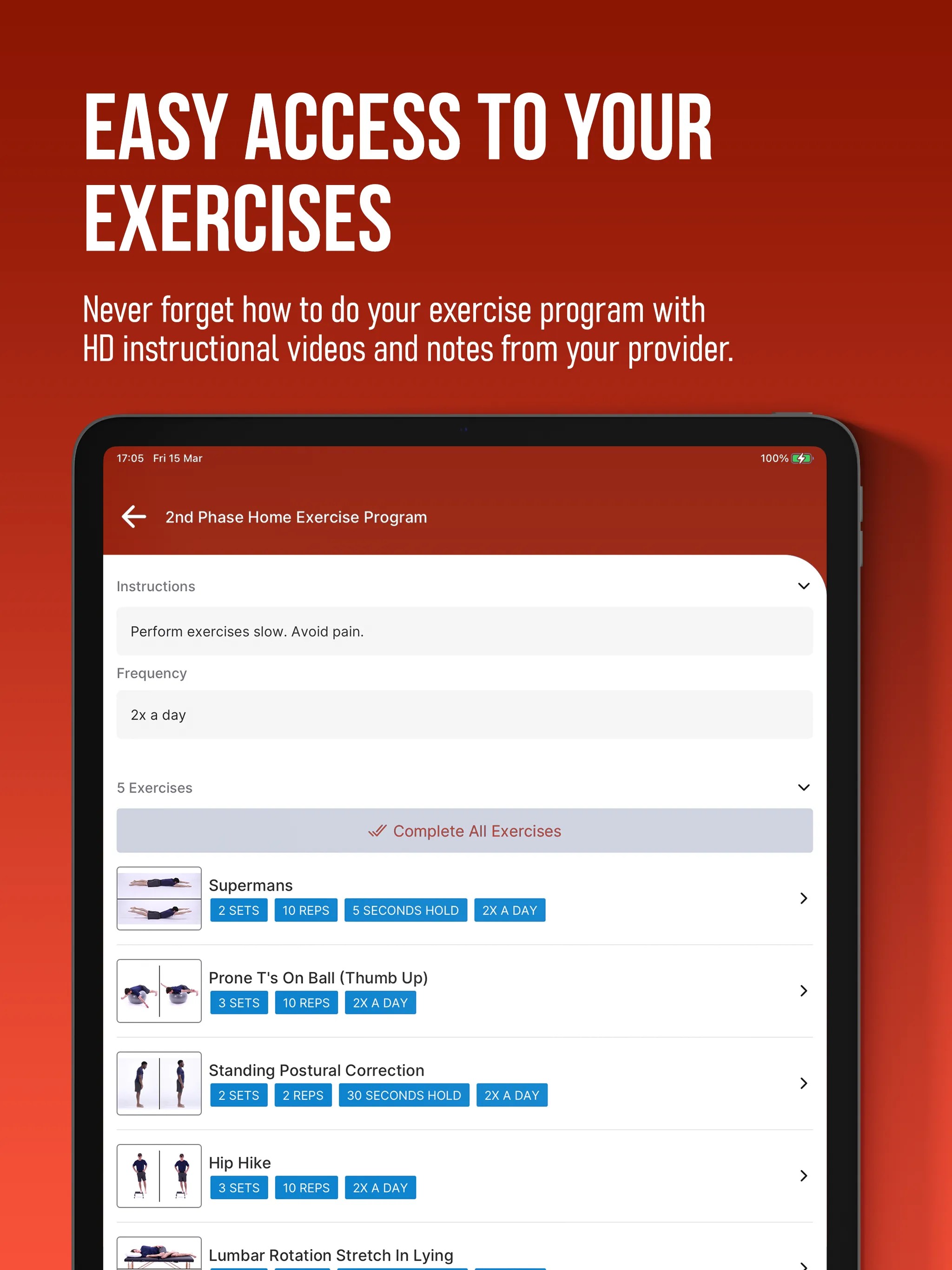 Optimum Physio PT | Indus Appstore | Screenshot