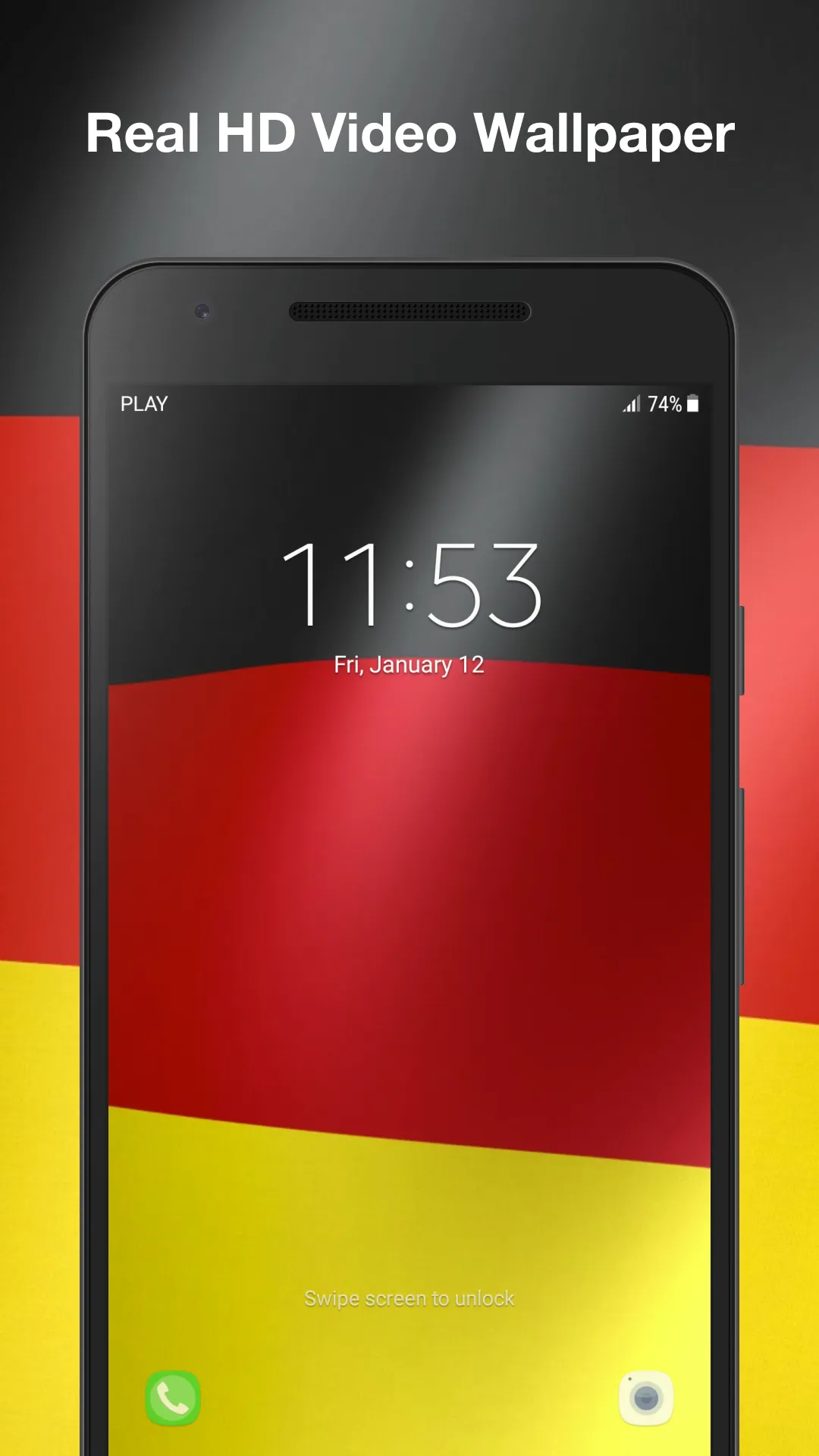 Germany Flag Live Wallpaper | Indus Appstore | Screenshot