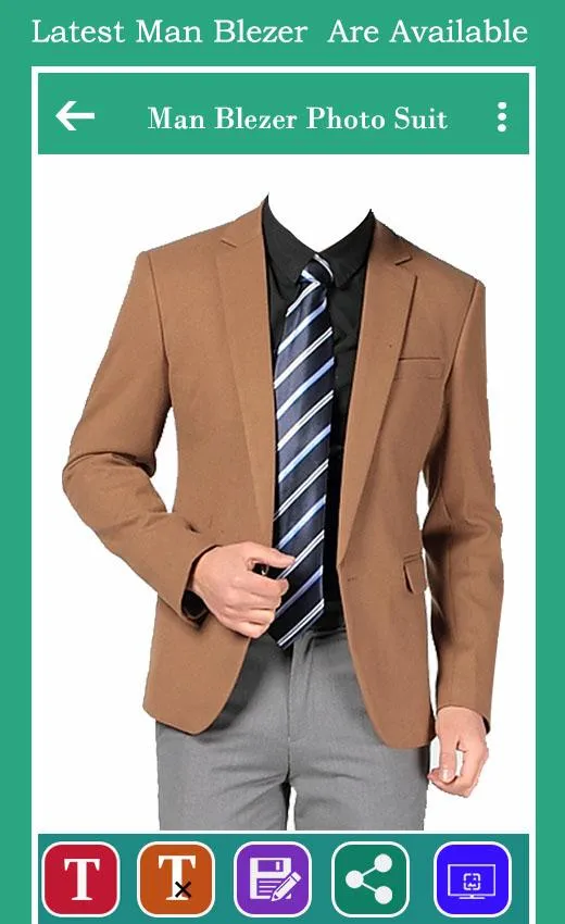 Men Blazer Photo Suit | Indus Appstore | Screenshot