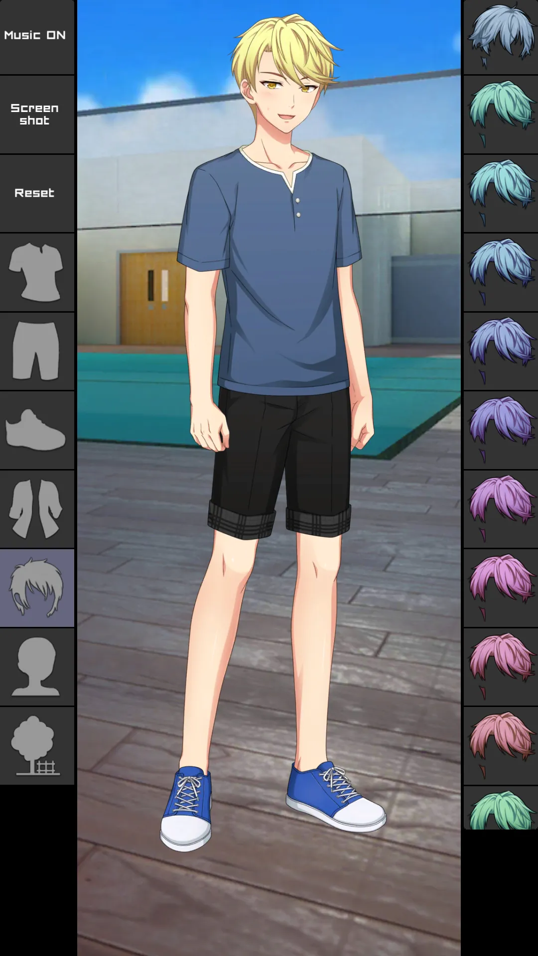 Anime Boy Dress Up Games | Indus Appstore | Screenshot