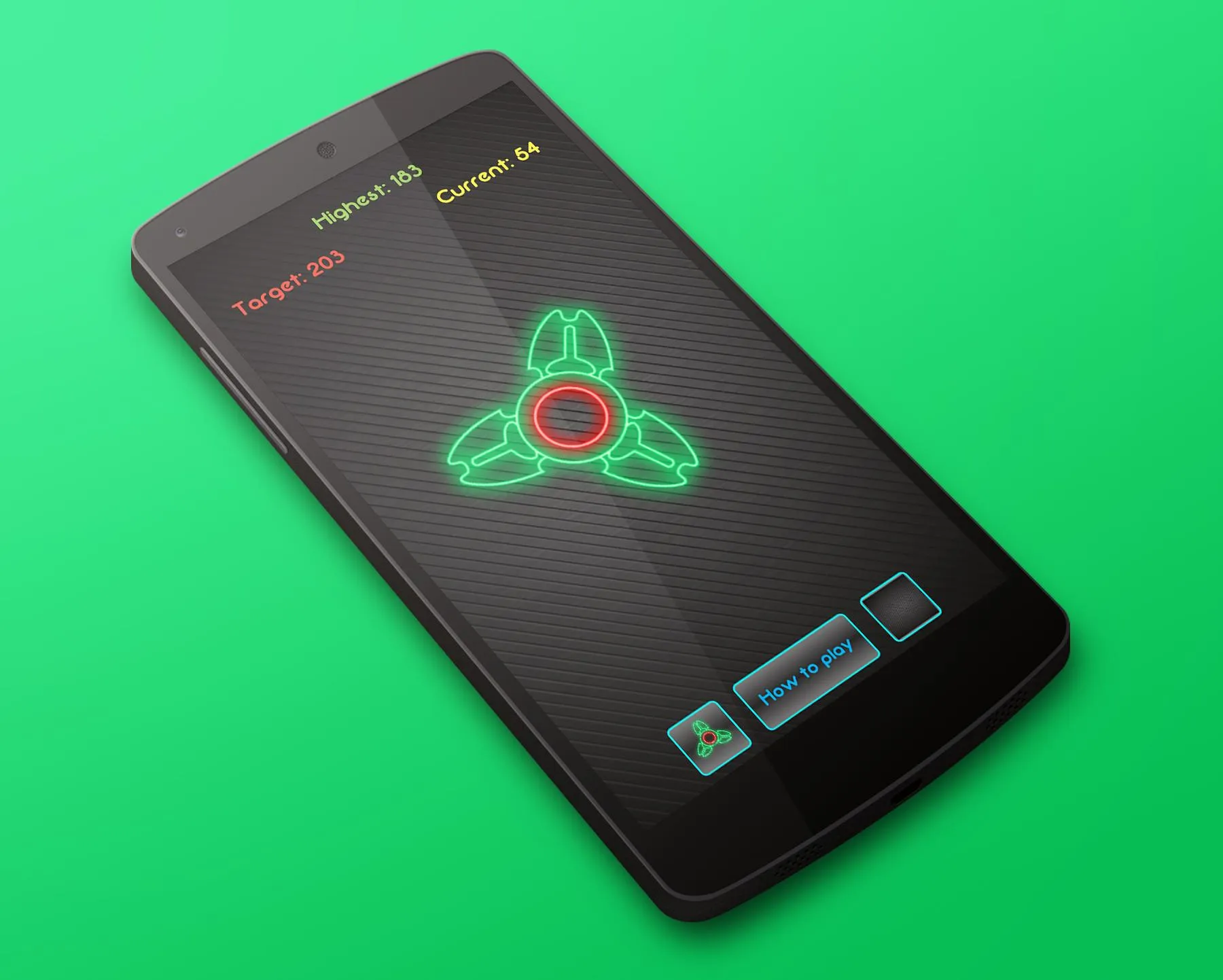 Fidget Spinner Neon | Indus Appstore | Screenshot