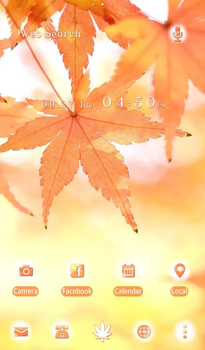 Fall Leaves Theme +HOME | Indus Appstore | Screenshot