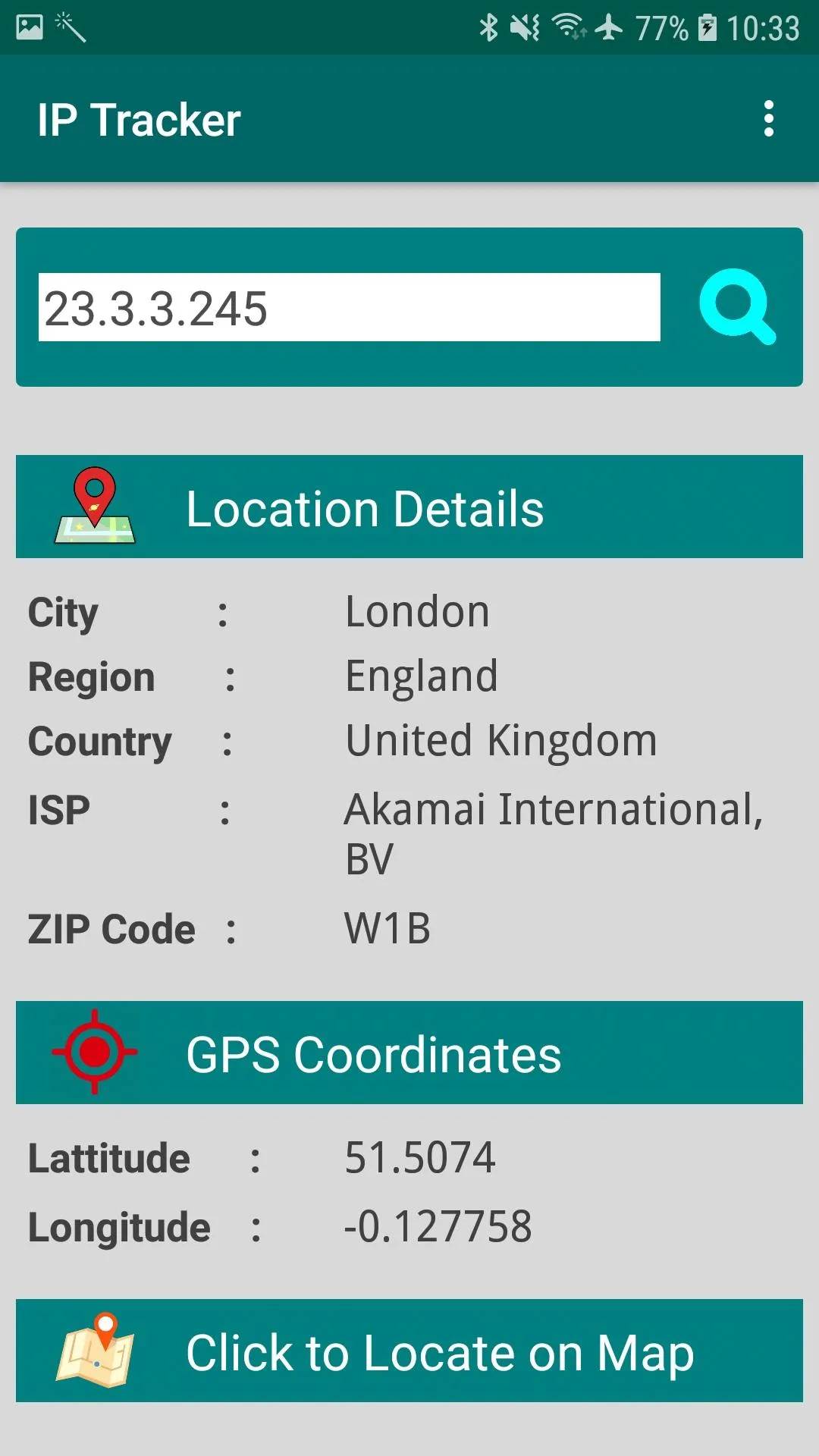 IP Address Tracker | Indus Appstore | Screenshot