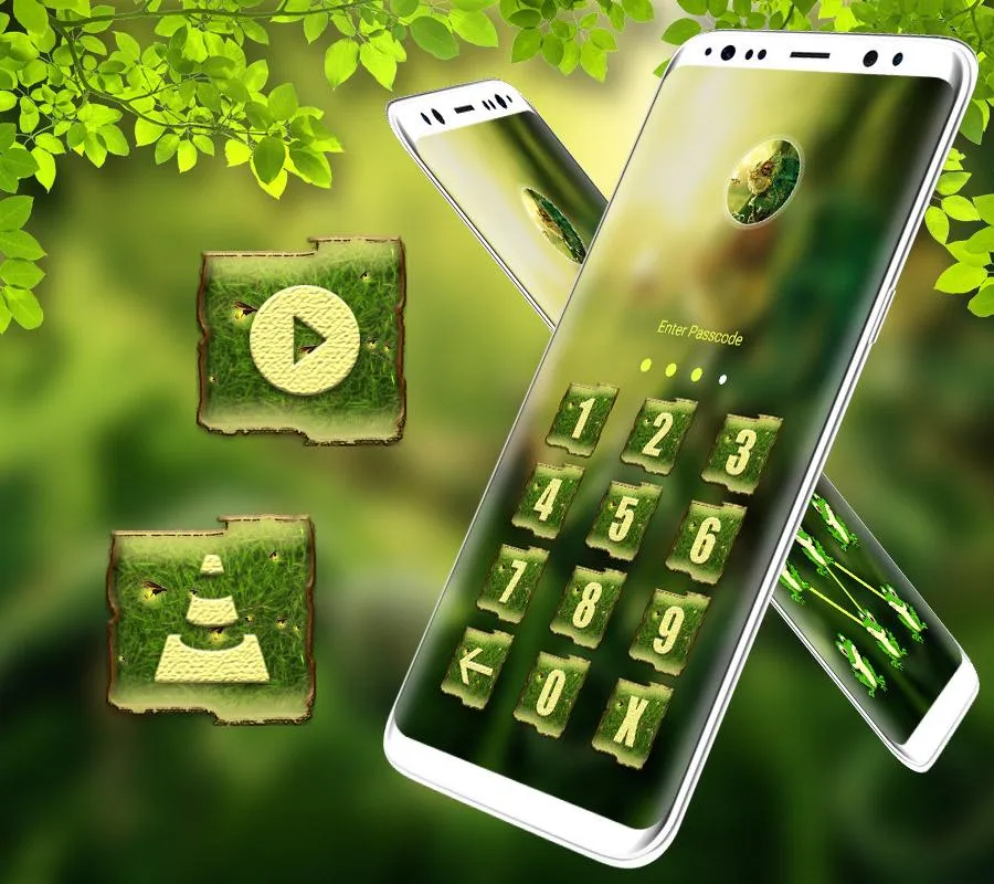 Chameleon Frog Launcher Theme | Indus Appstore | Screenshot