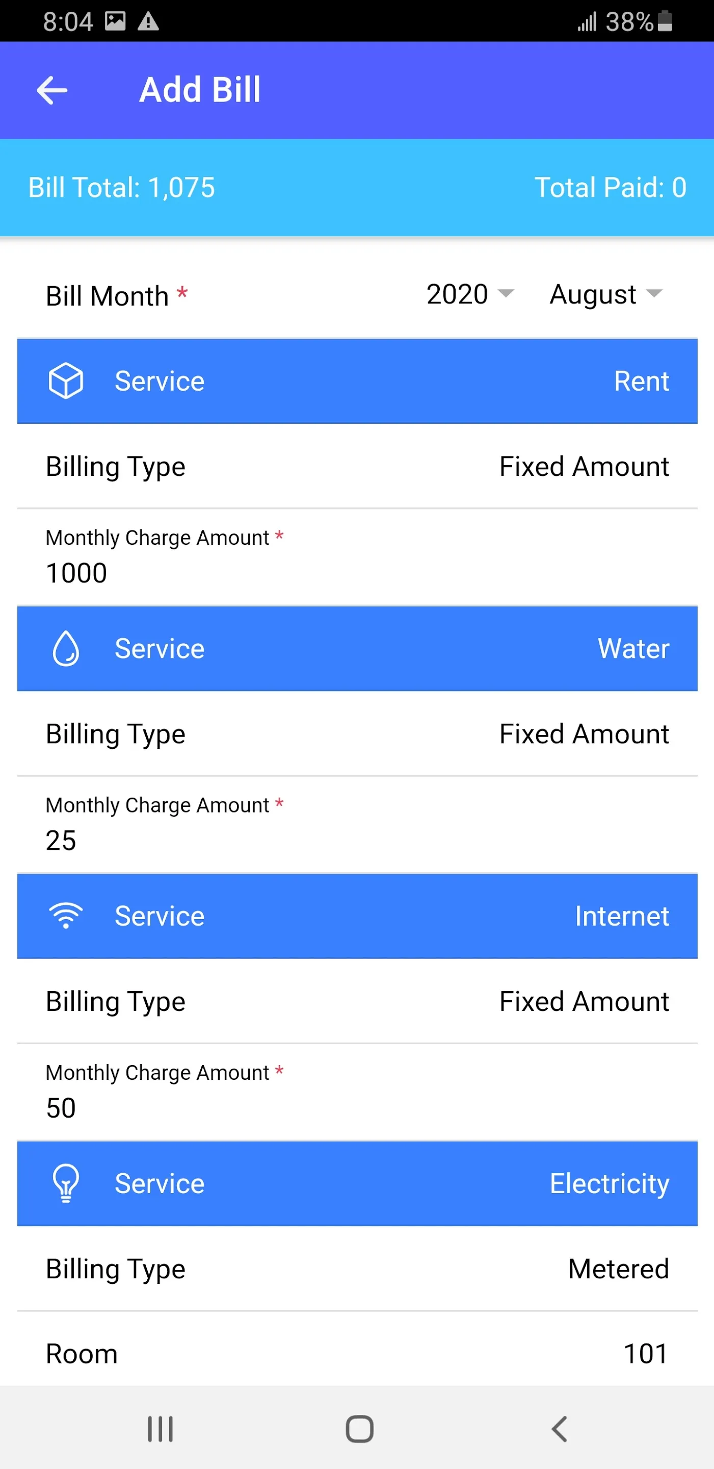 Tenant Rental Record | Indus Appstore | Screenshot