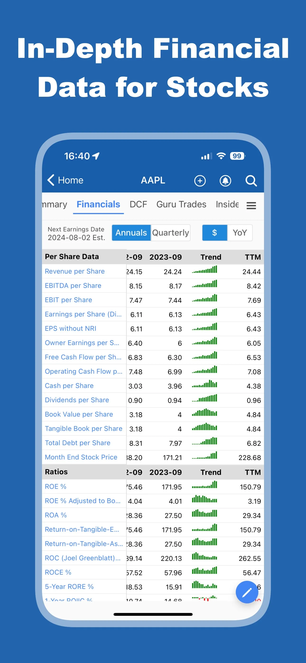 GuruFocus | Indus Appstore | Screenshot