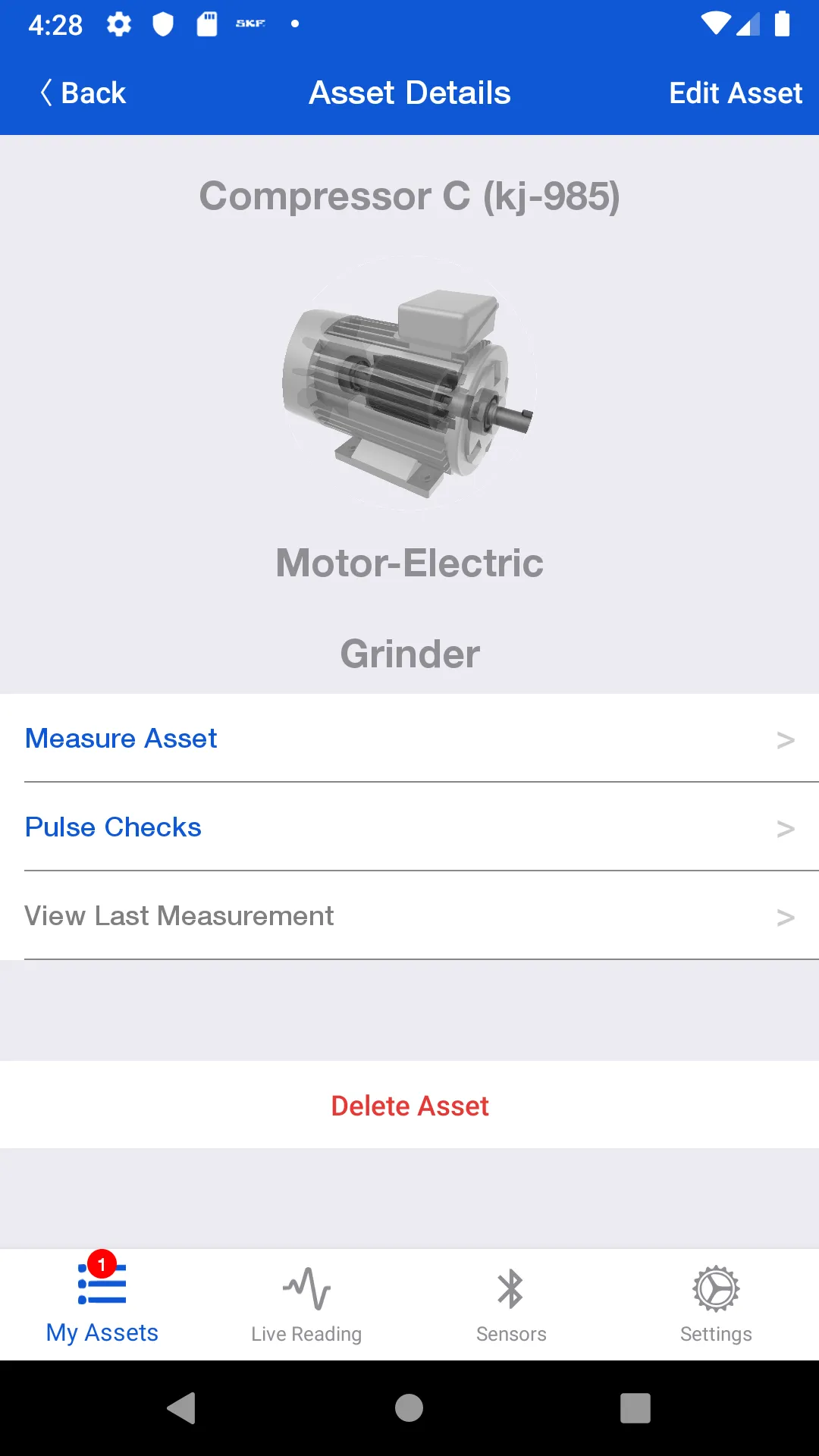 SKF Pulse | Indus Appstore | Screenshot