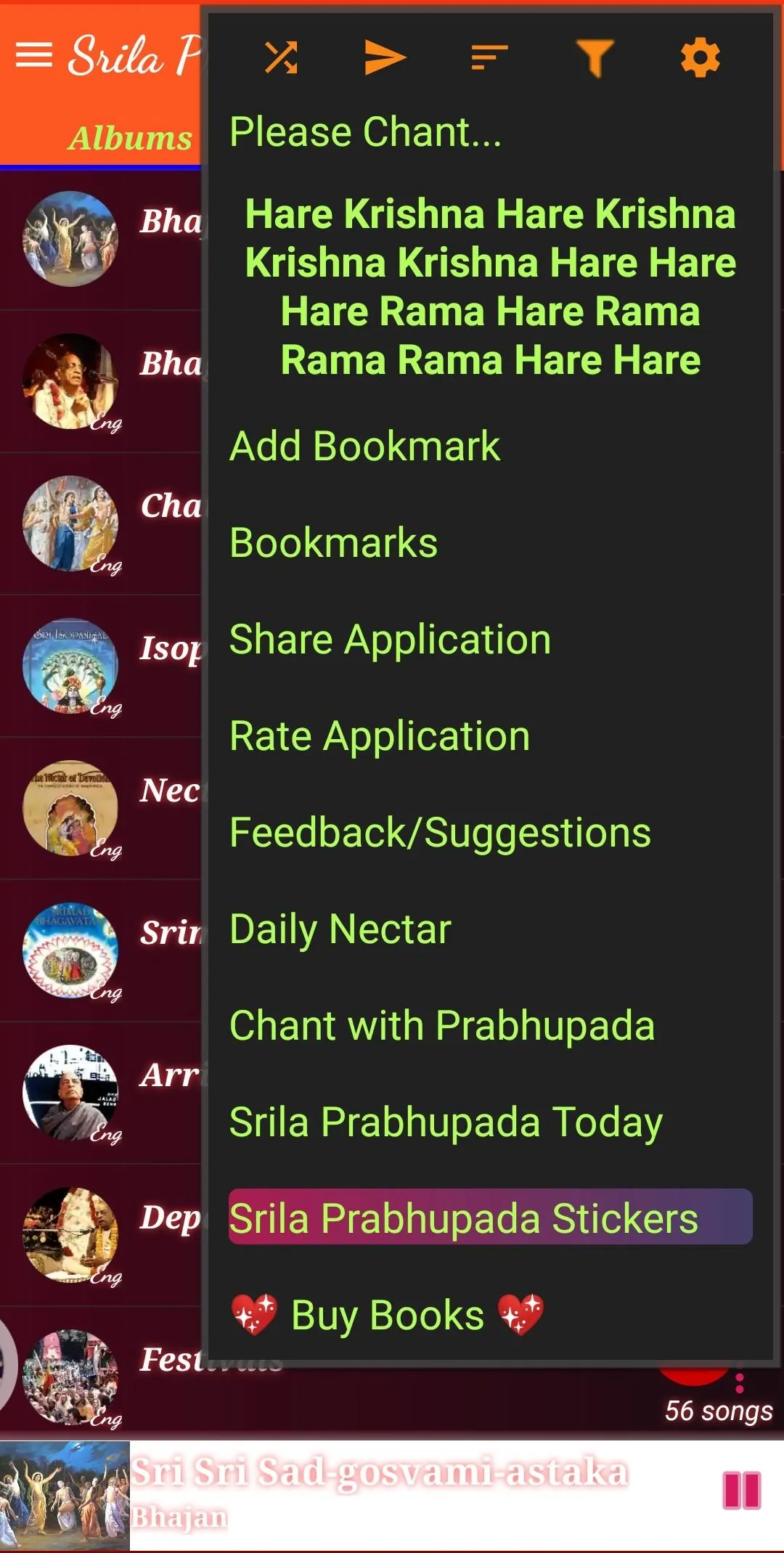 Srila Prabhupada Vani | Indus Appstore | Screenshot