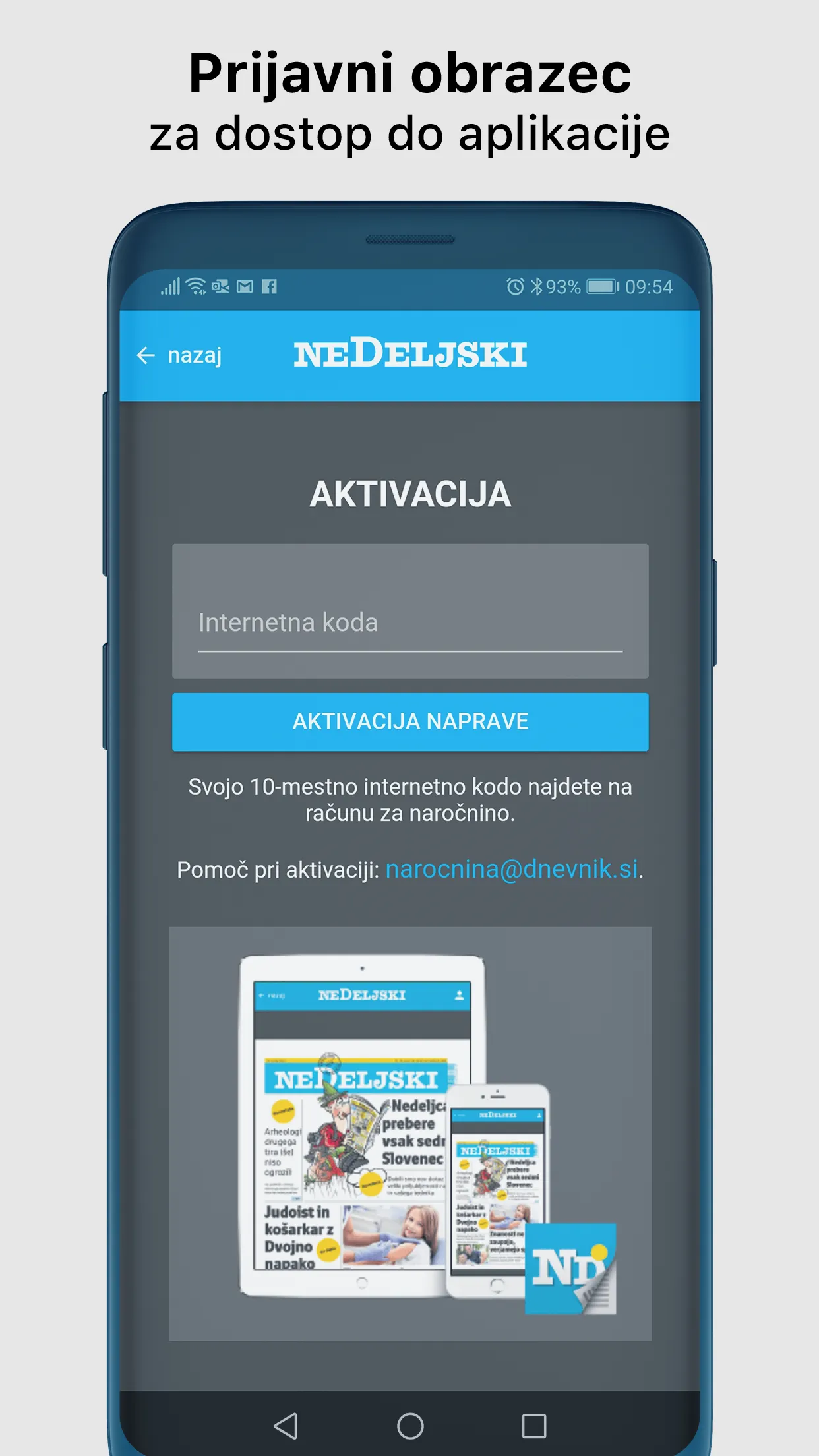 Nedeljski dnevnik: V krogu dru | Indus Appstore | Screenshot