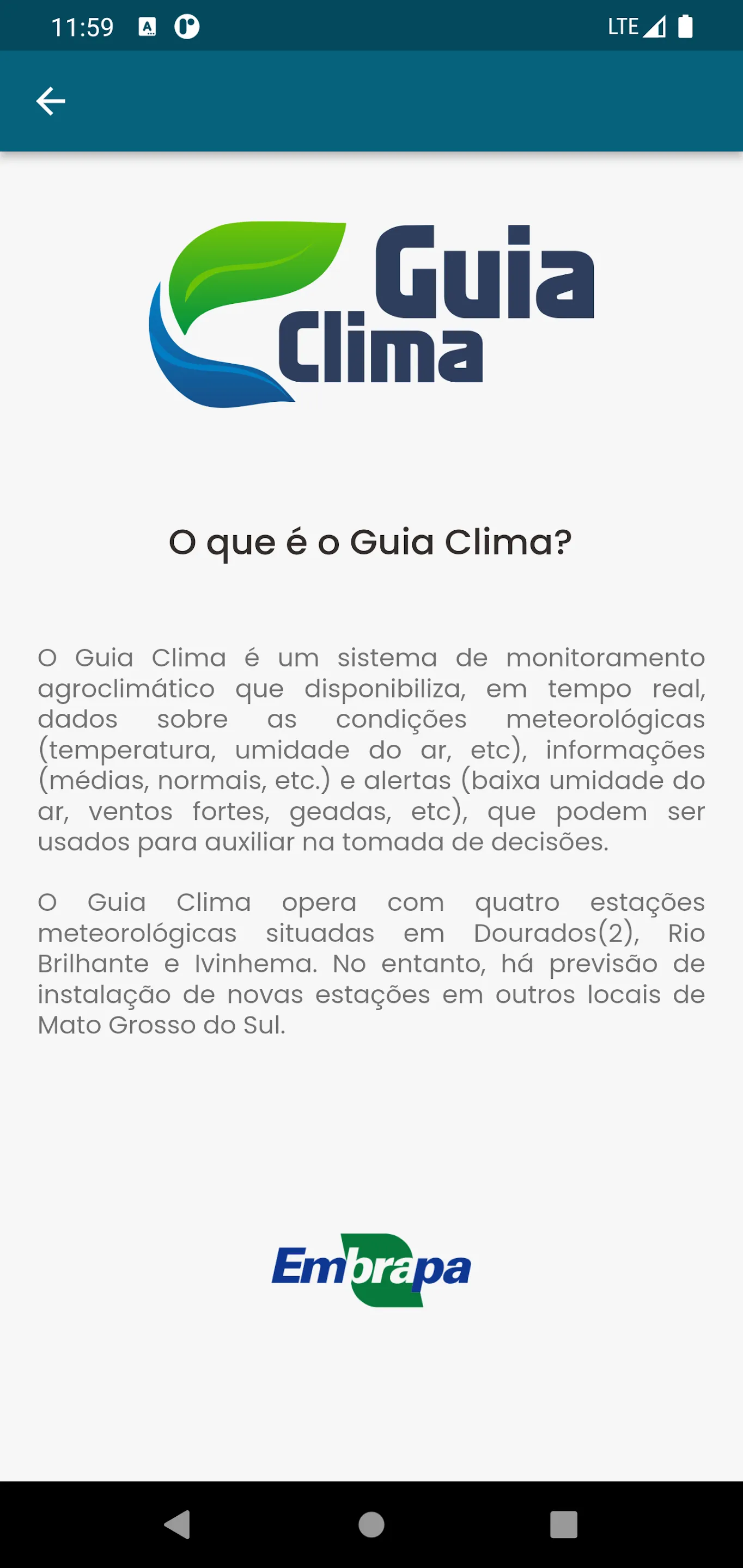 Guia Clima | Indus Appstore | Screenshot