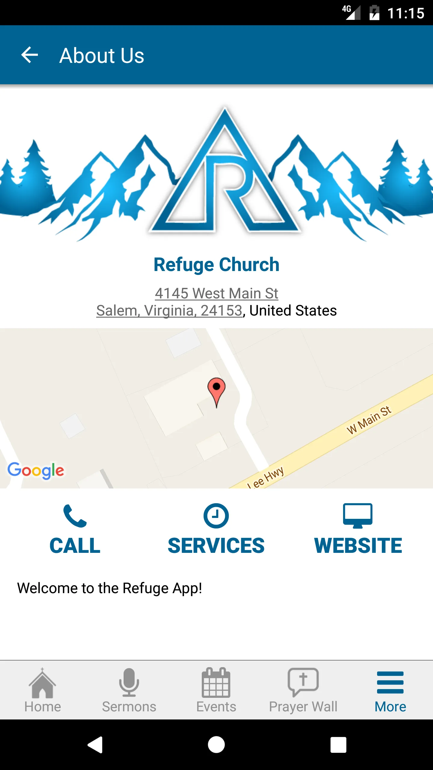 Refuge Church App | Indus Appstore | Screenshot