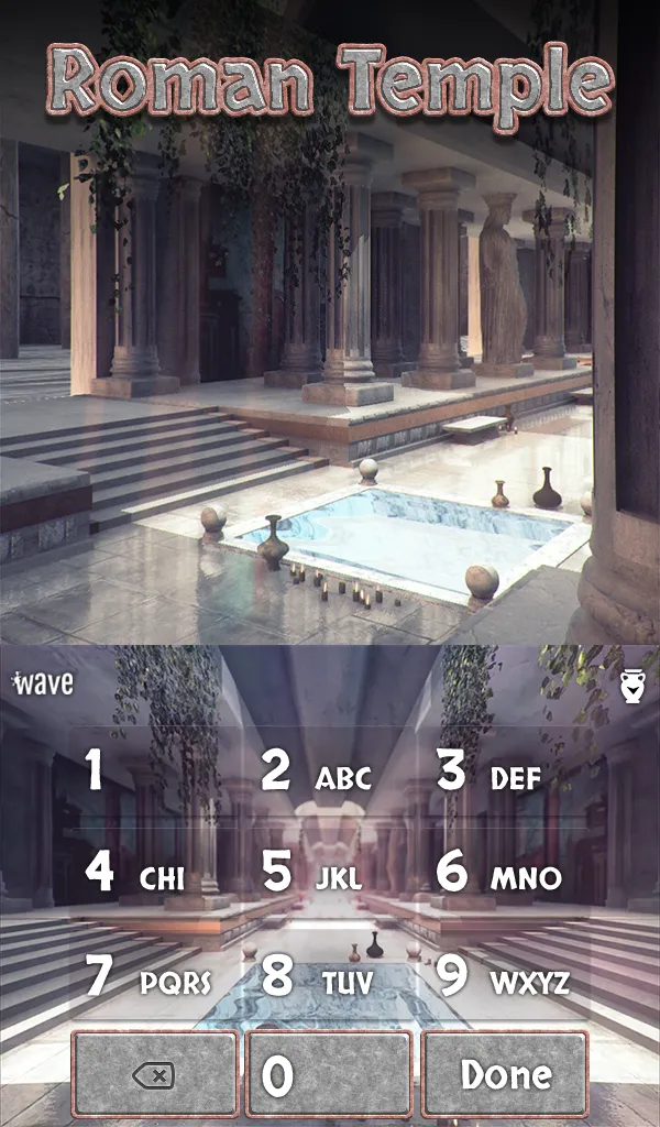 Roman Temple Animated Keyboard | Indus Appstore | Screenshot